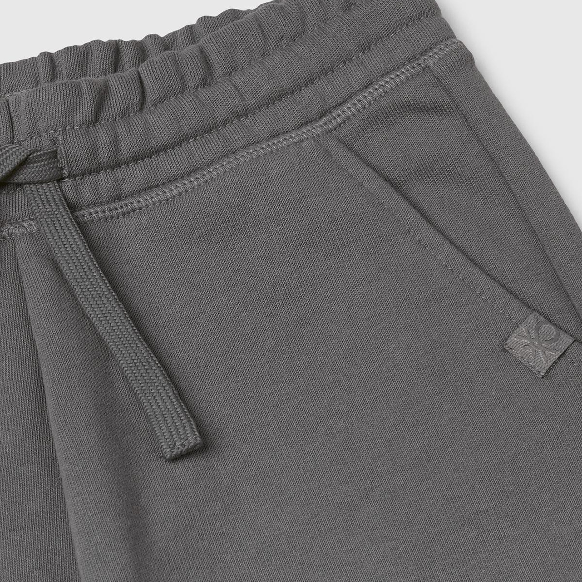 Erkek Çocuk Antrasit Logolu Sweat Şort