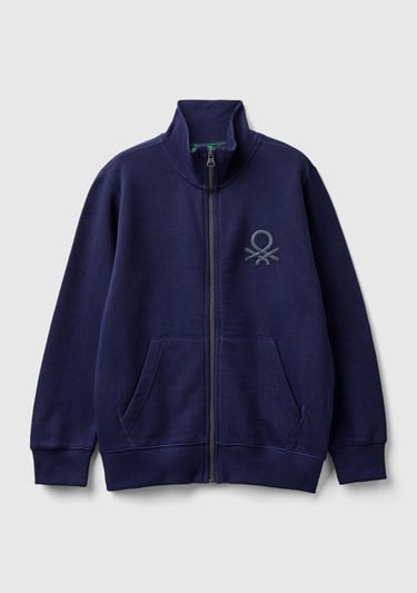  Erkek Çocuk Lacivert Logolu Sweatshirt