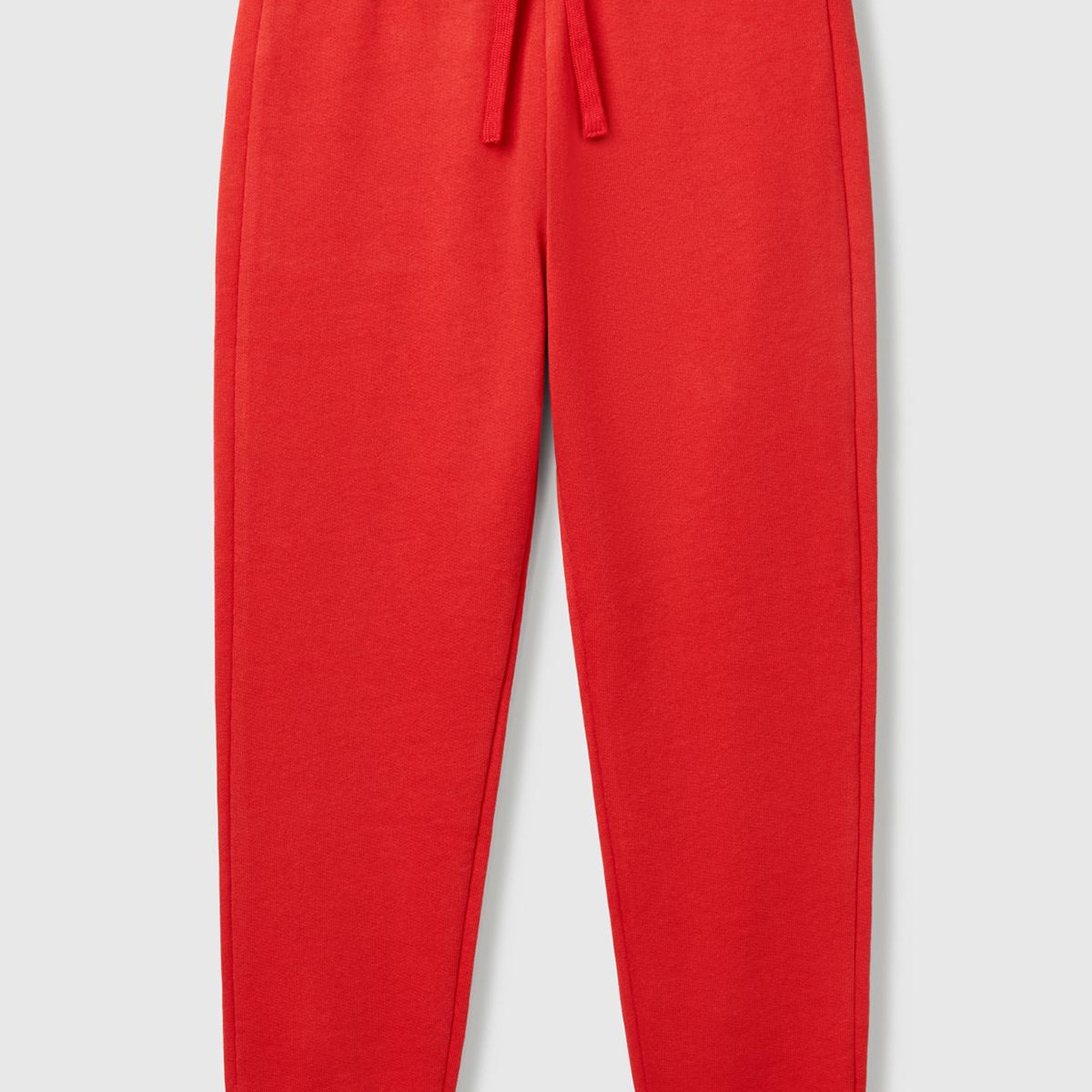 Erkek Çocuk Kırmızı Arka Cebi Etiket Logolu Eşofman Altı