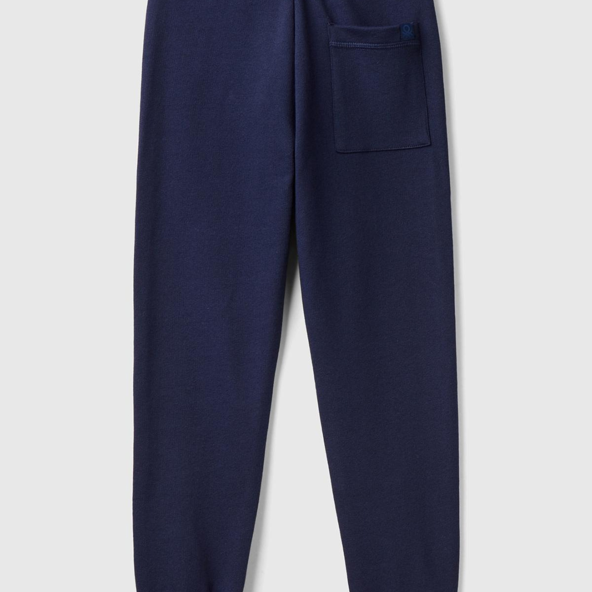 Erkek Çocuk Lacivert Arka Cebi Etiket Logolu Eşofman Altı