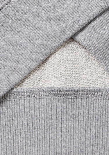  Erkek Çocuk Gri Melanj Logolu Sweatshirt