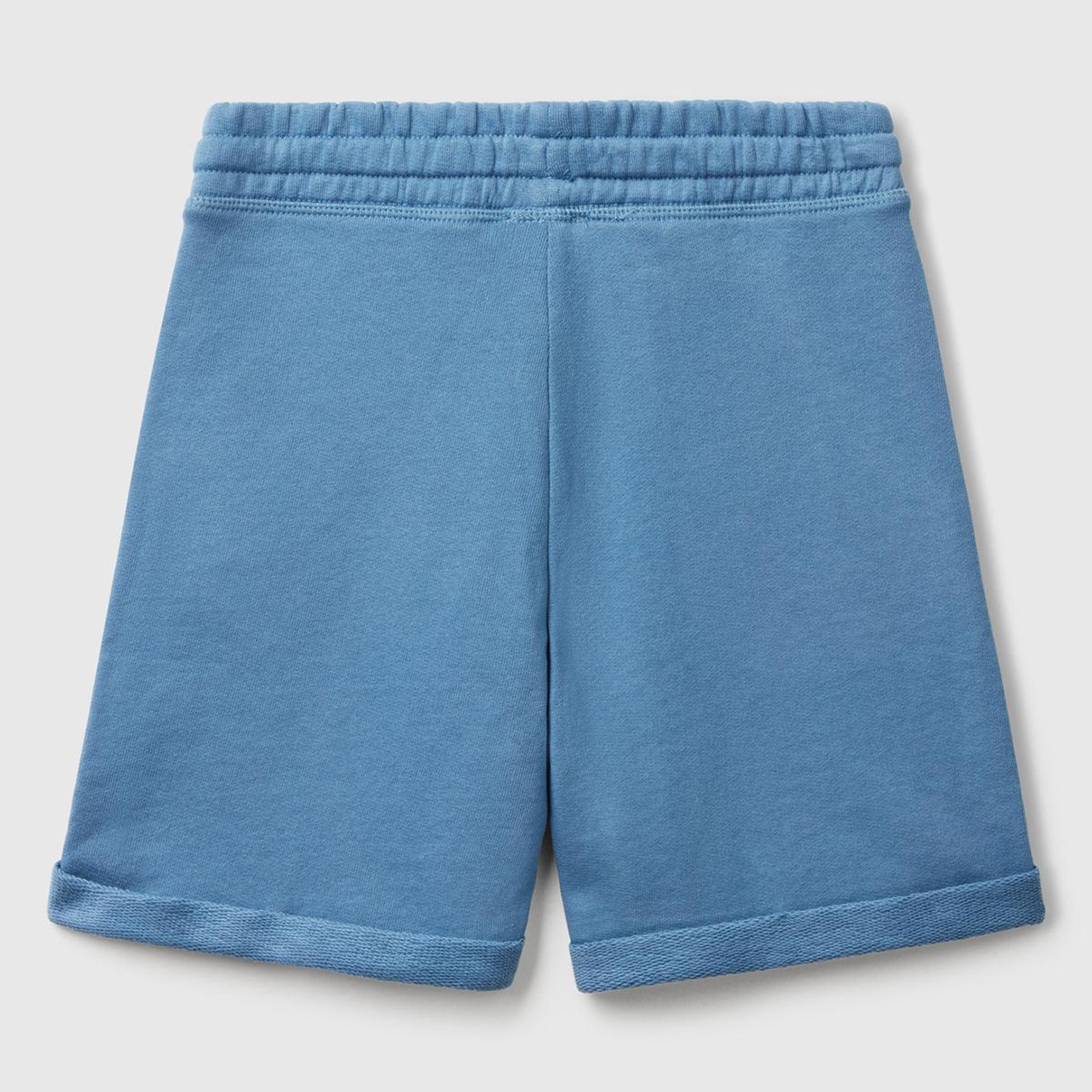 Erkek Çocuk Havacı Mavi Logolu Sweat Şort