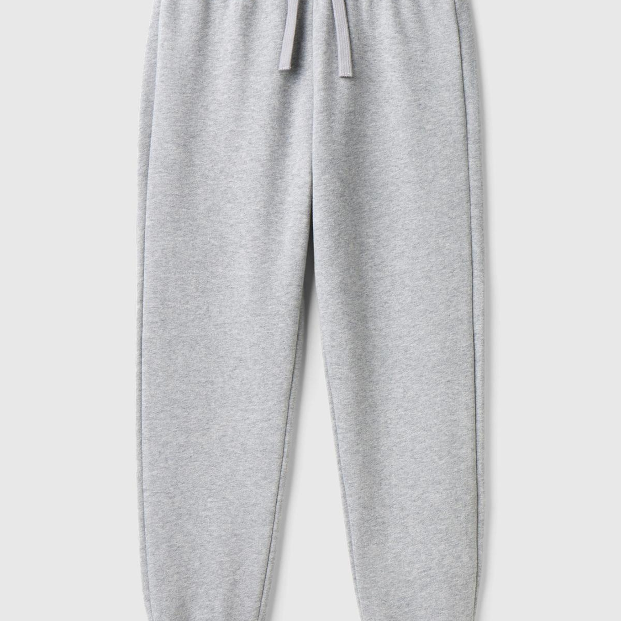 Erkek Çocuk Gri Melanj Arka Cebi Etiket Logolu Eşofman Altı