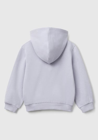  Kız Çocuk Lila Payetli Nakışlı Fermuarlı Kapüşonlu Sweatshirt