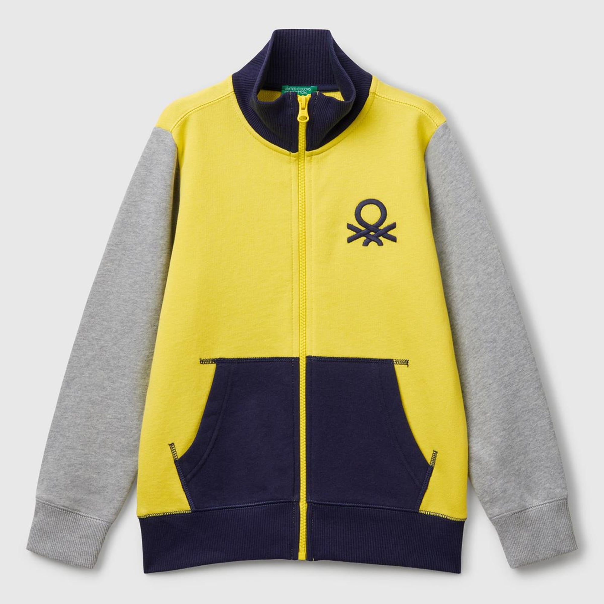 Erkek Çocuk Sarı Mix Logolu Sweatshirt