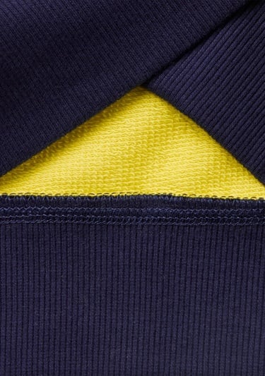  Erkek Çocuk Sarı Mix Logolu Sweatshirt