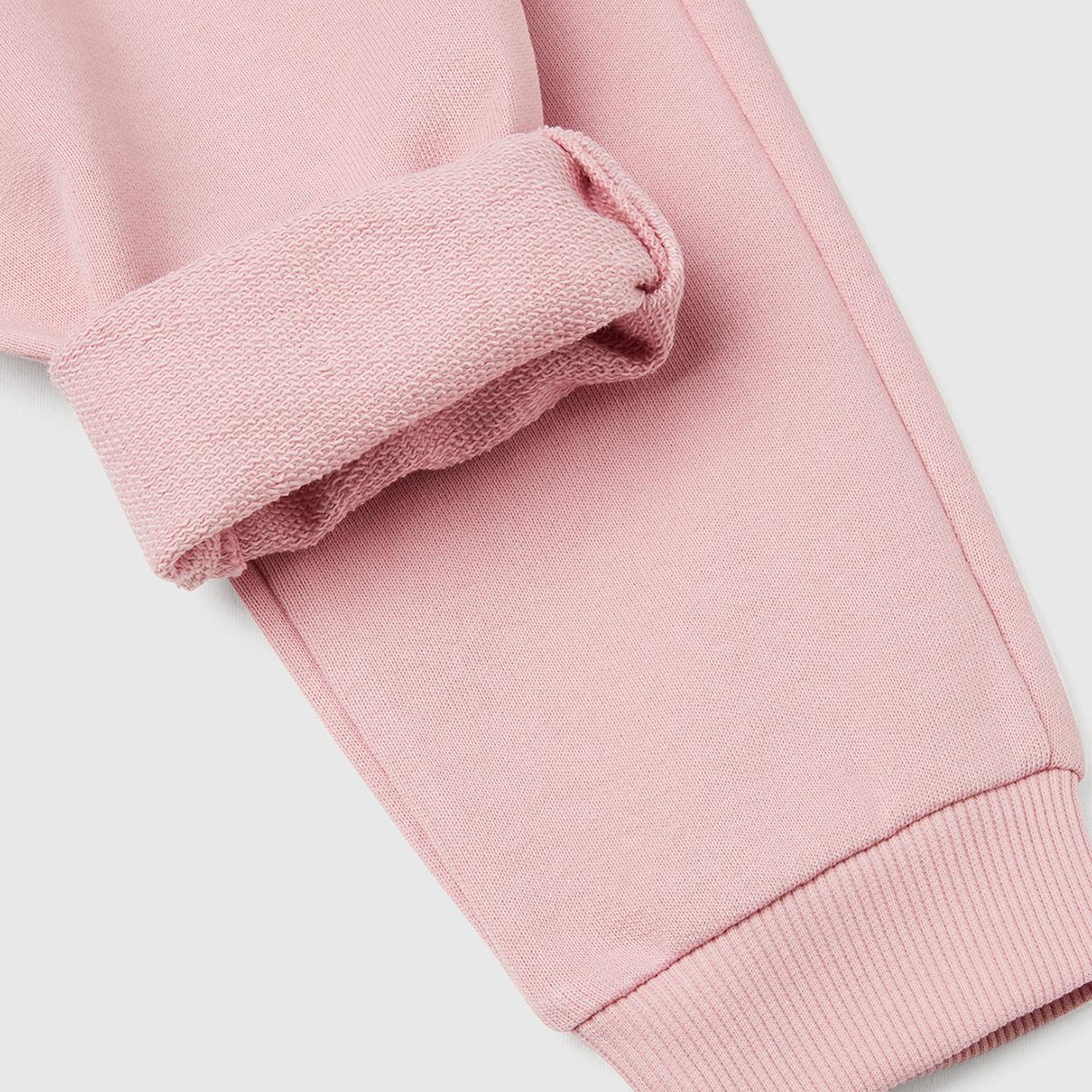 Kız Çocuk Pembe Benetton Logolu Eşofman Altı