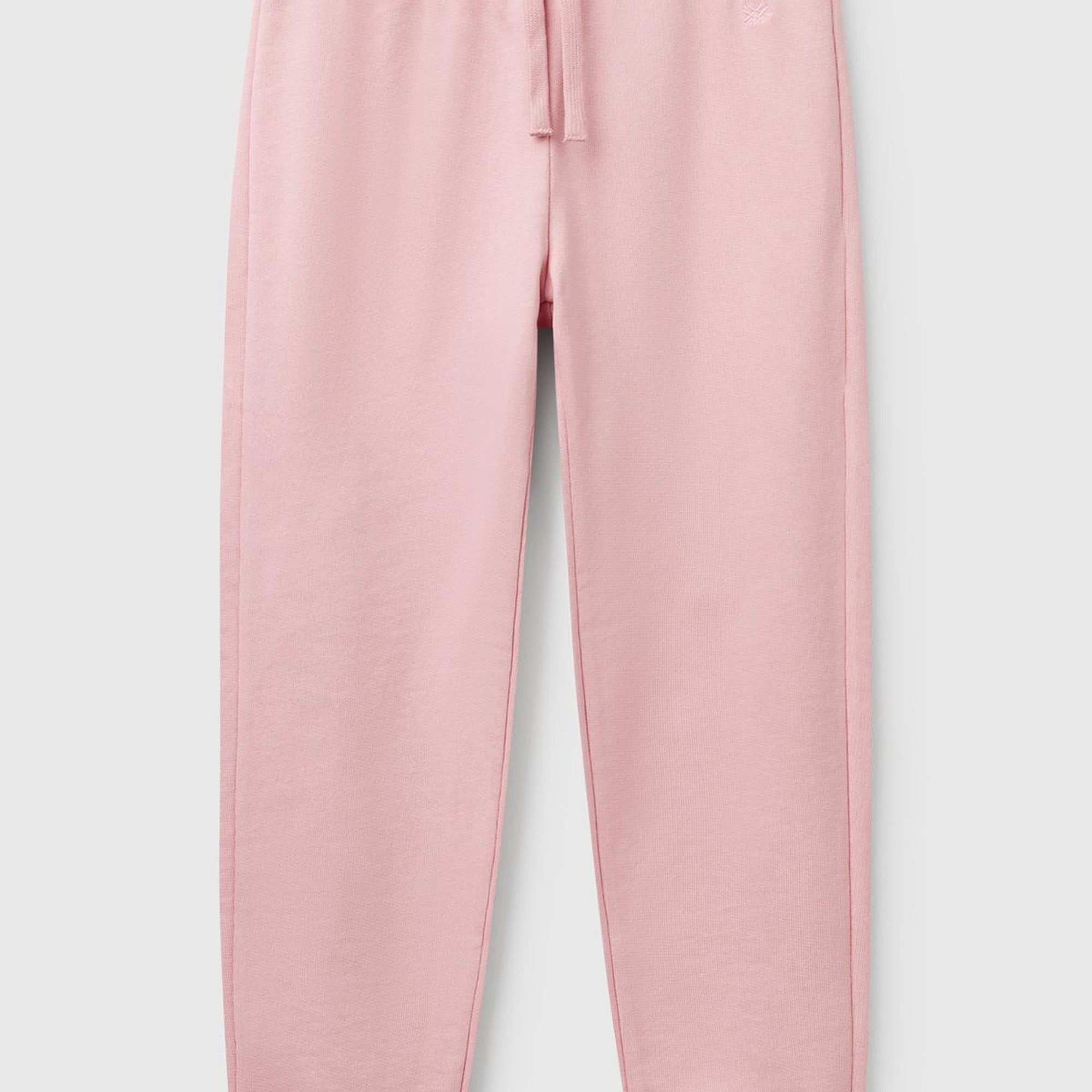 Kız Çocuk Pembe Benetton Logolu Eşofman Altı