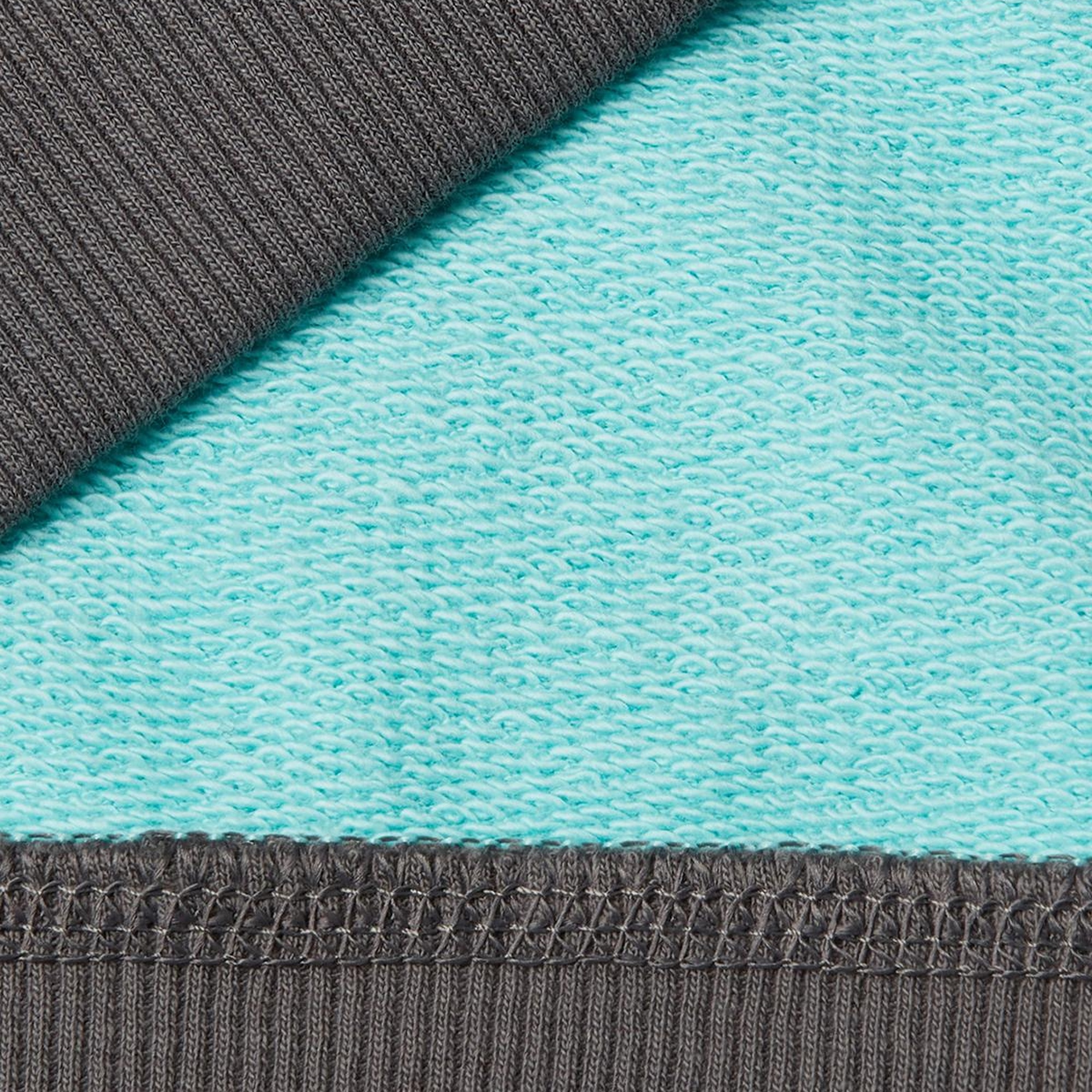 Erkek Çocuk Turkuaz Mix Logolu Sweatshirt