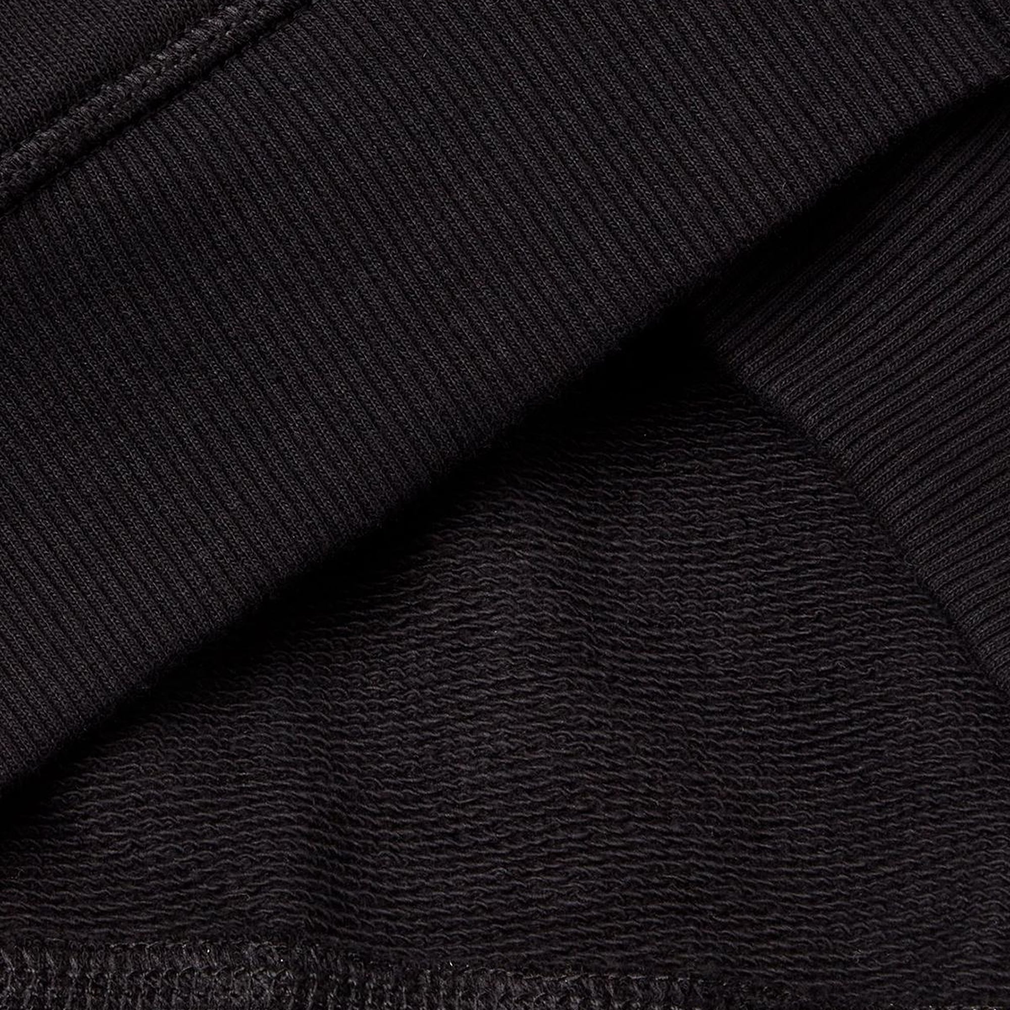 Erkek Çocuk Siyah Kolları Baskı Şerit Detaylı Fermuarlı Kapüşonlu Sweatshirt