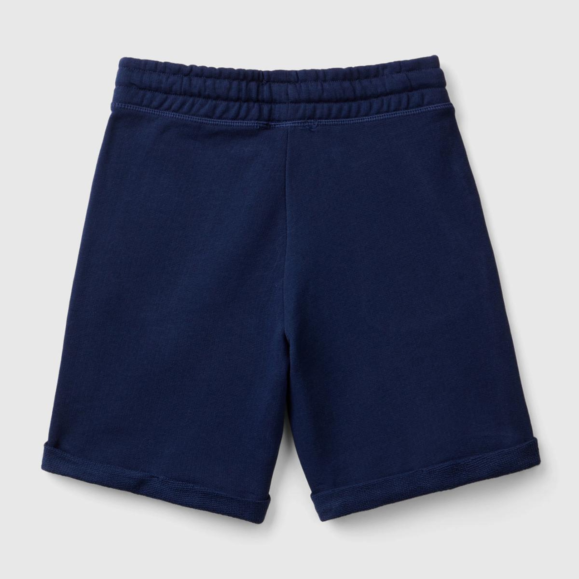 Erkek Çocuk Lacivert Logolu Sweat Şort