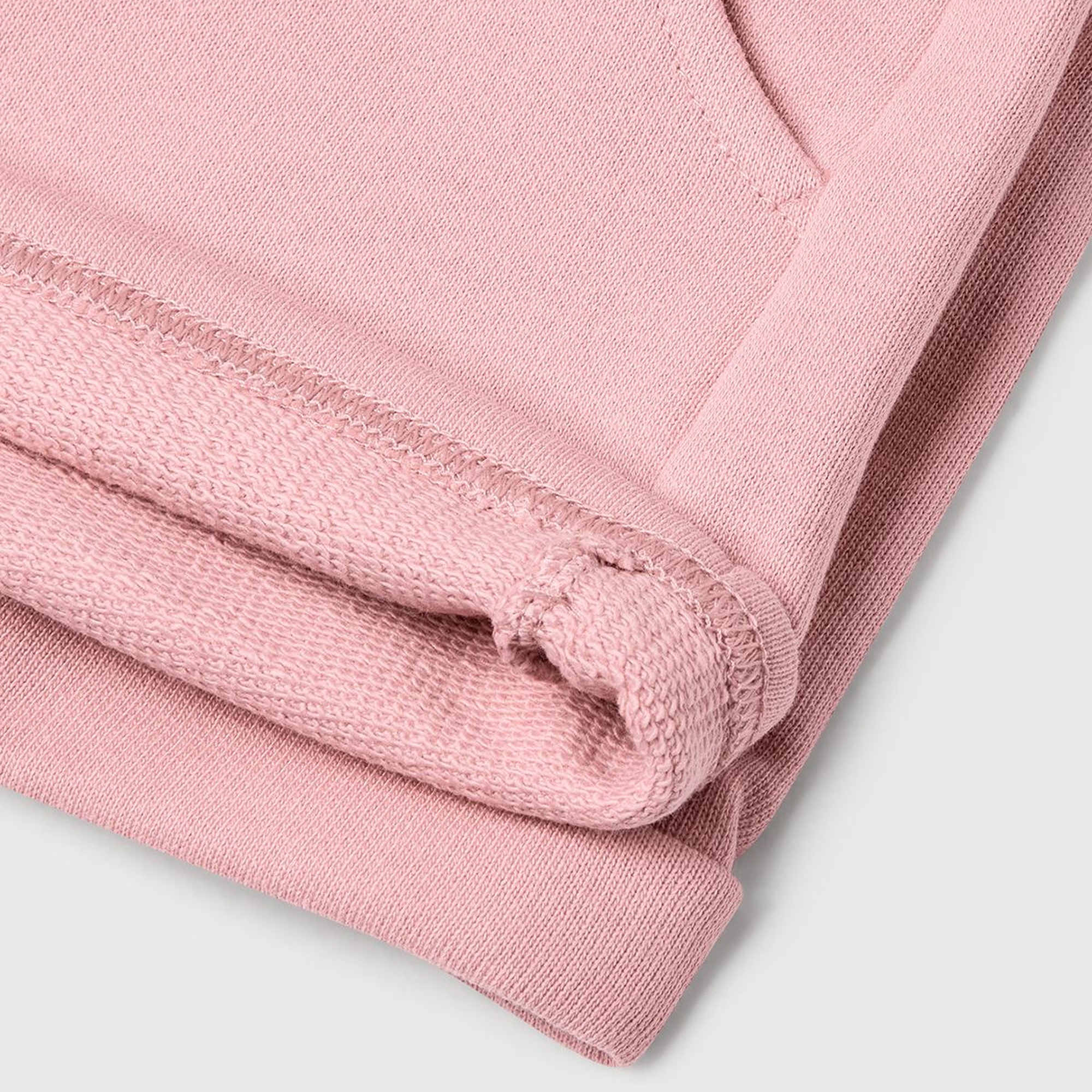 Kız Çocuk Pembe Logolu Sweat Şort