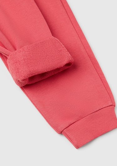  Kız Çocuk Fuşya Benetton Logolu Eşofman Altı