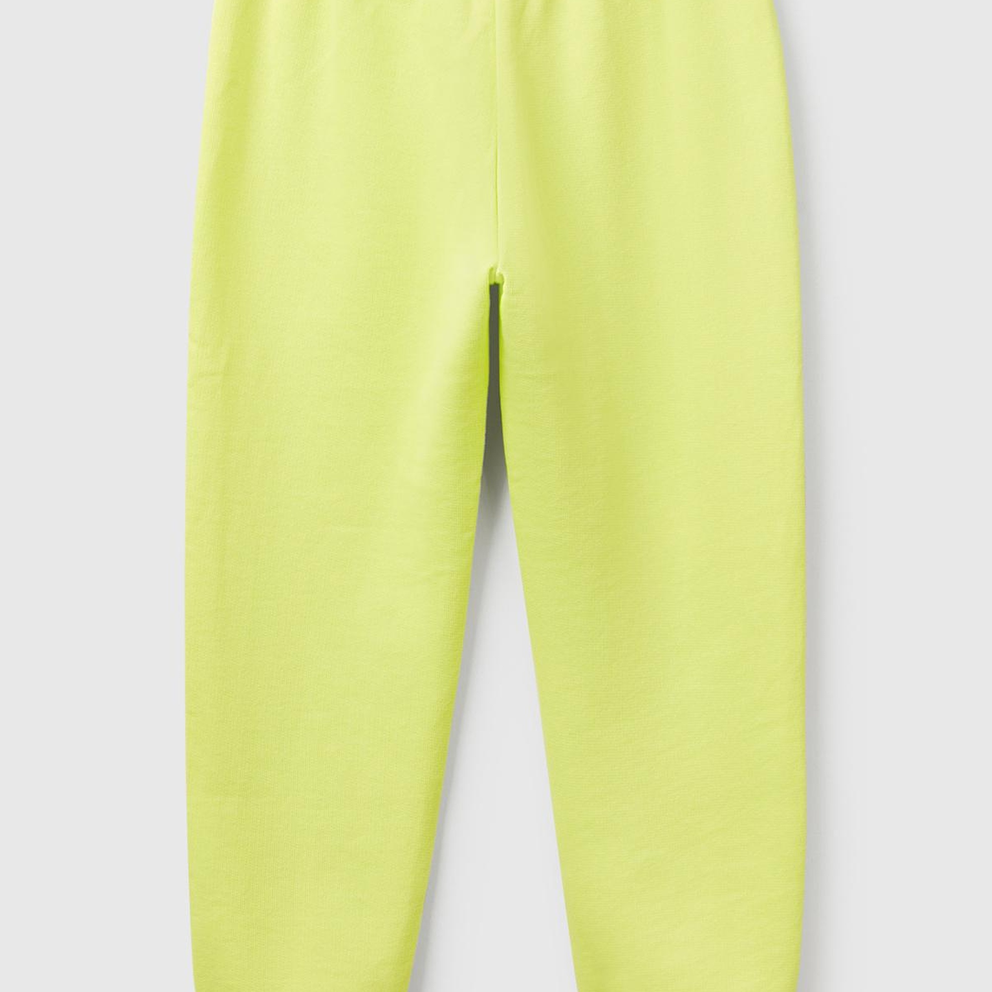 Kız Çocuk Sarı Benetton Logolu Eşofman Altı