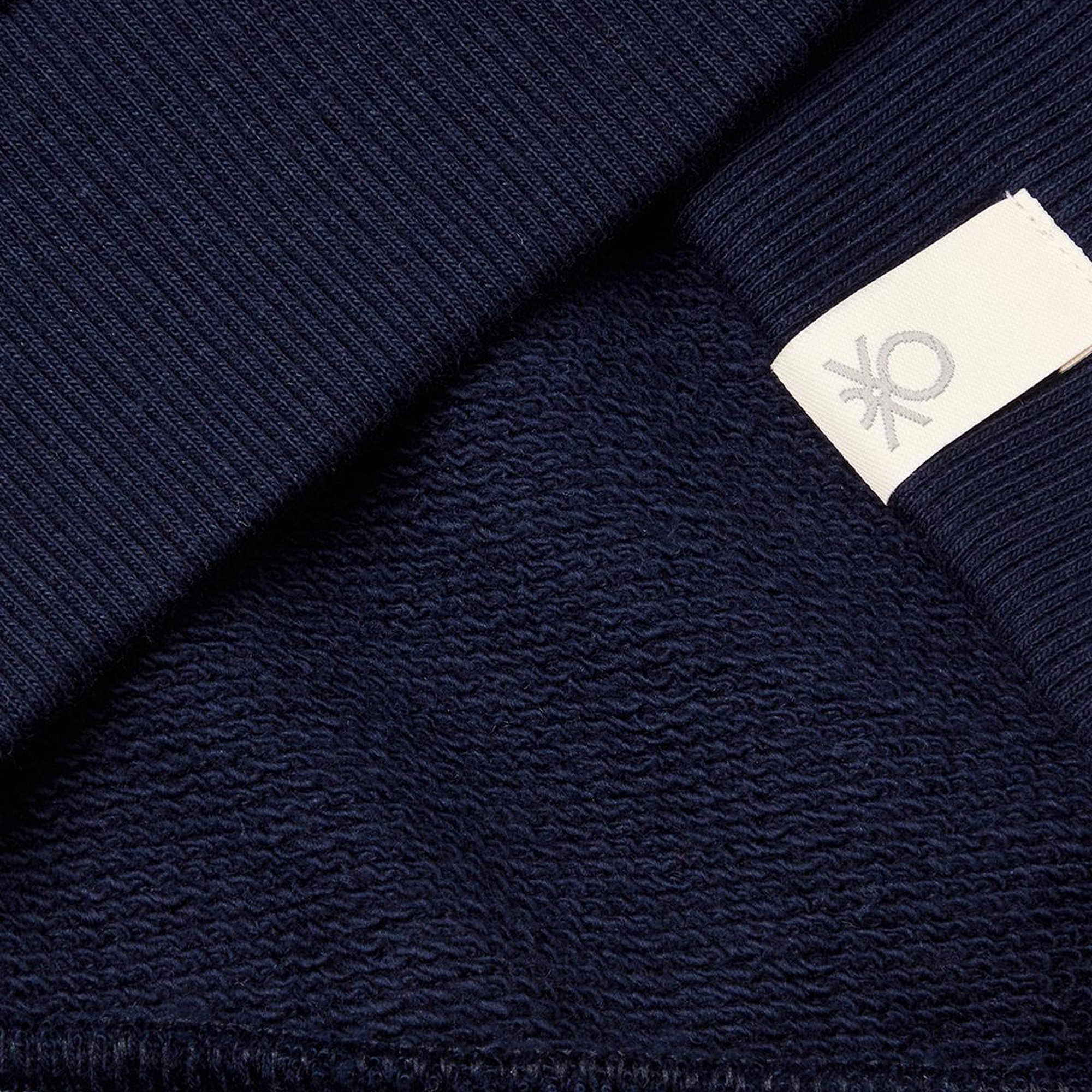 Erkek Çocuk Lacivert Hot Wheels Baskılı Logo Etiketli Bisiklet Yaka Sweatshirt