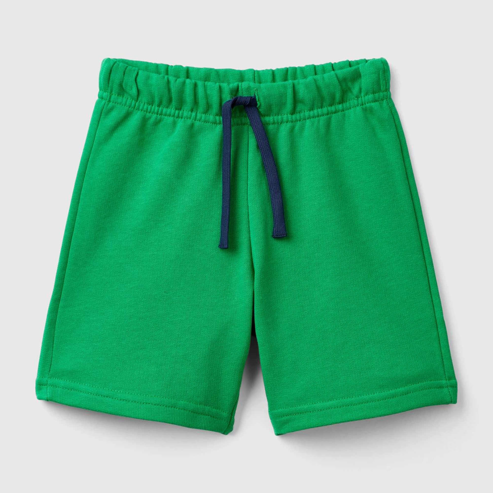 Erkek Çocuk Yeşil Arka Cebi Logolu Sweat Şort