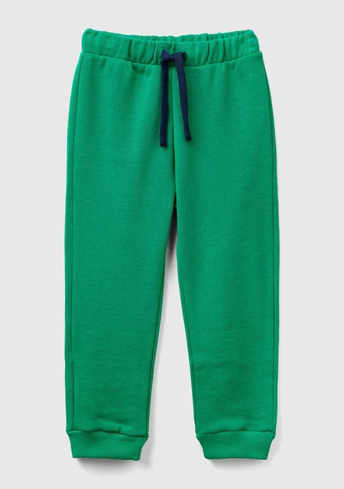  Erkek Çocuk Yeşil Arka Cebi Logo Eşofman Altı