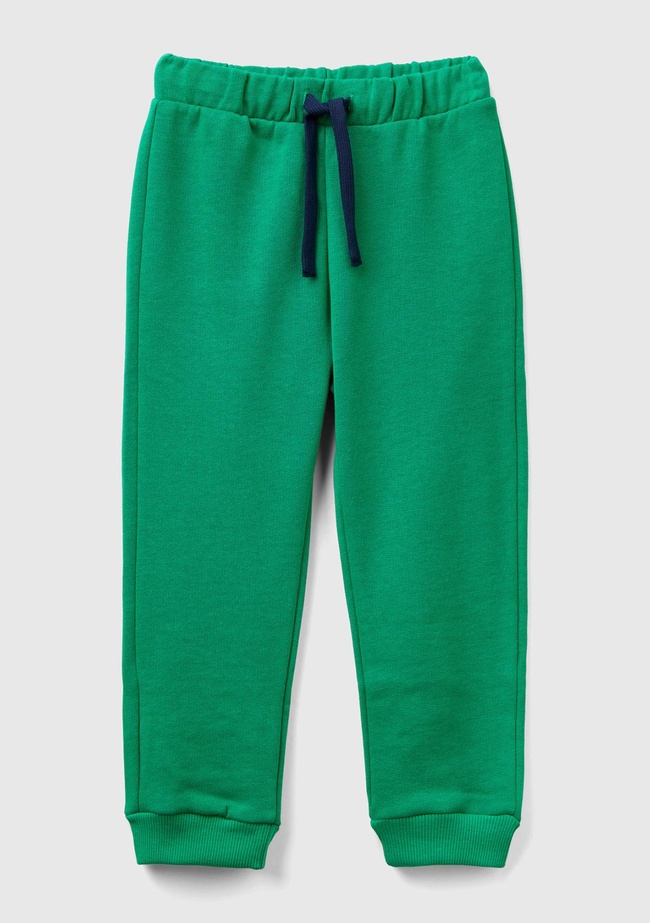  Erkek Çocuk Yeşil Arka Cebi Logo Eşofman Altı