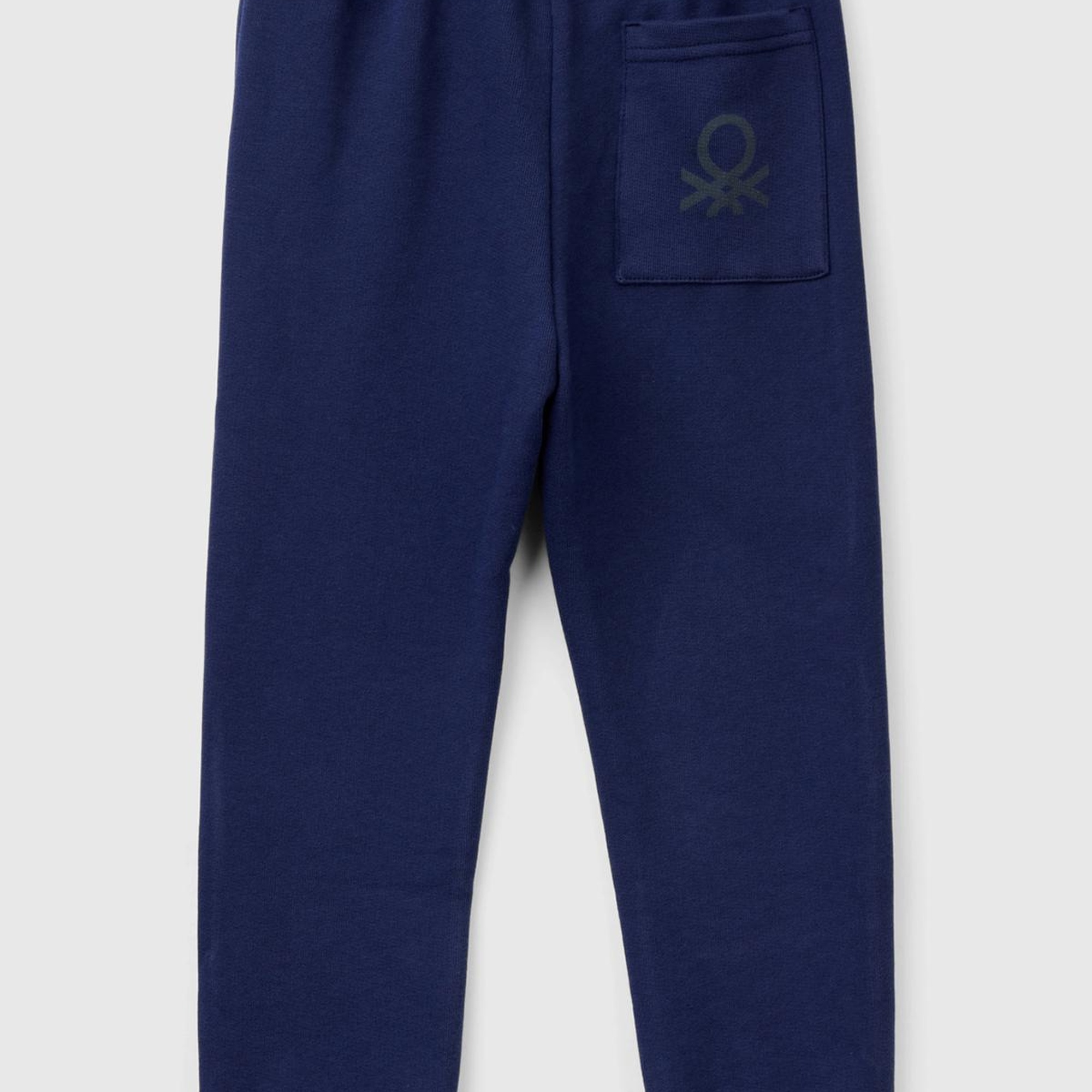 Erkek Çocuk Lacivert Arka Cebi Logo Eşofman Altı