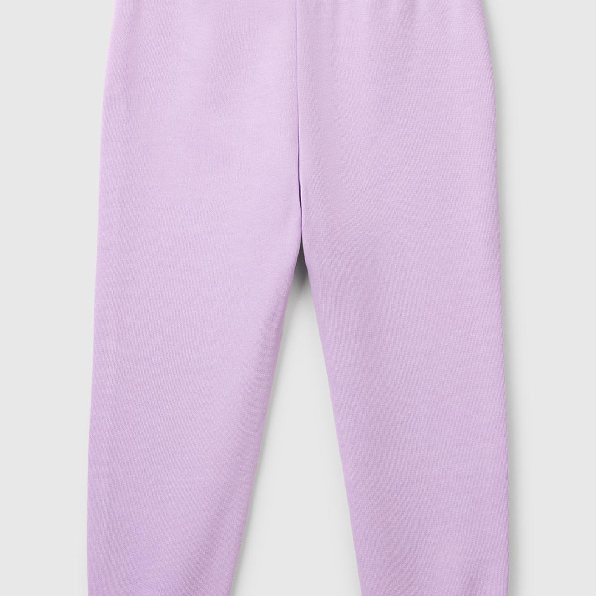 Kız Çocuk Lila Logo İşlemeli Eşofman Altı