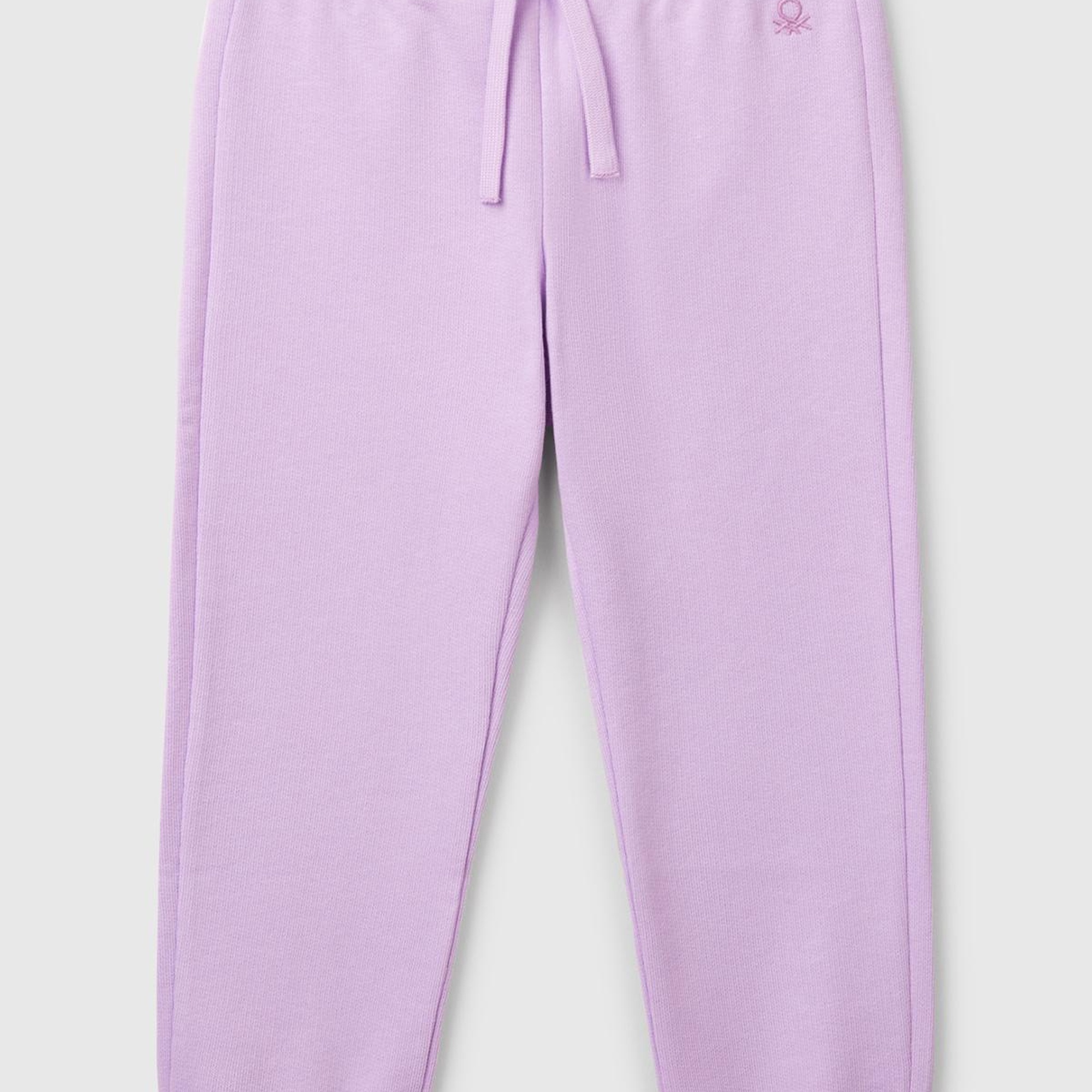Kız Çocuk Lila Logo İşlemeli Eşofman Altı