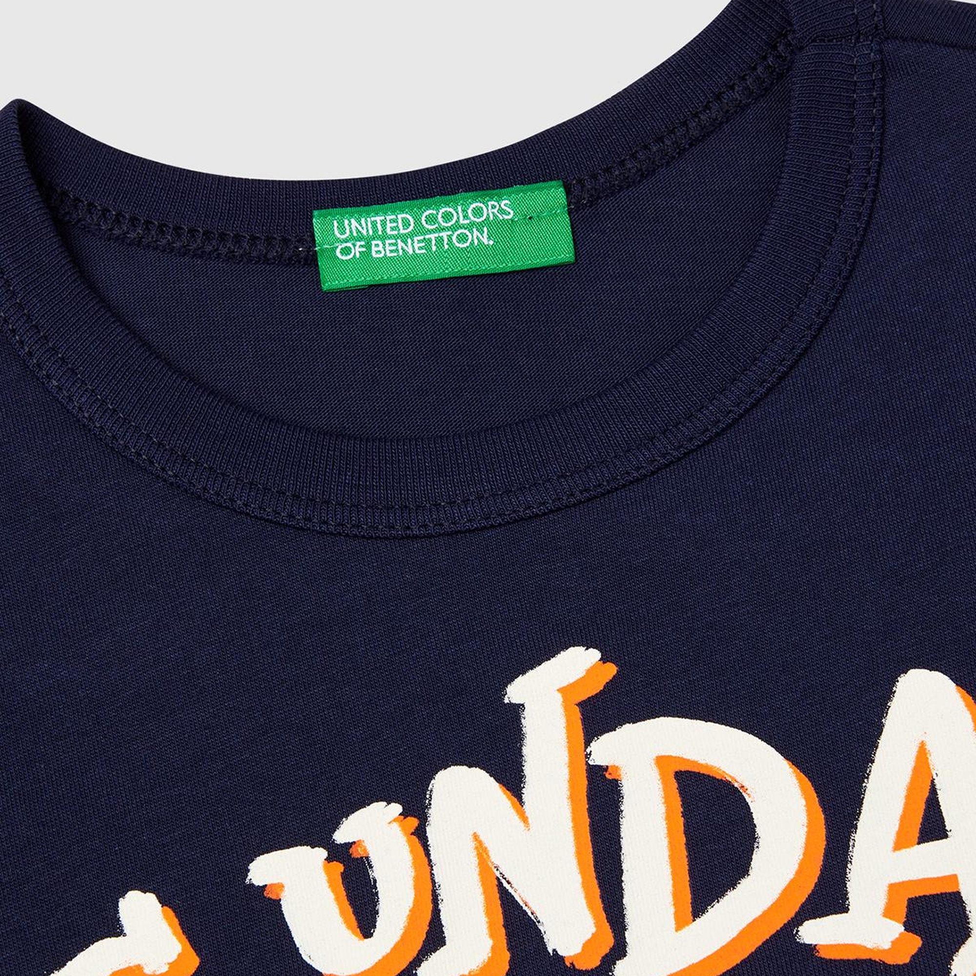 Erkek Çocuk Lacivert Grafik Baskılı Kısa Kollu T-Shirt