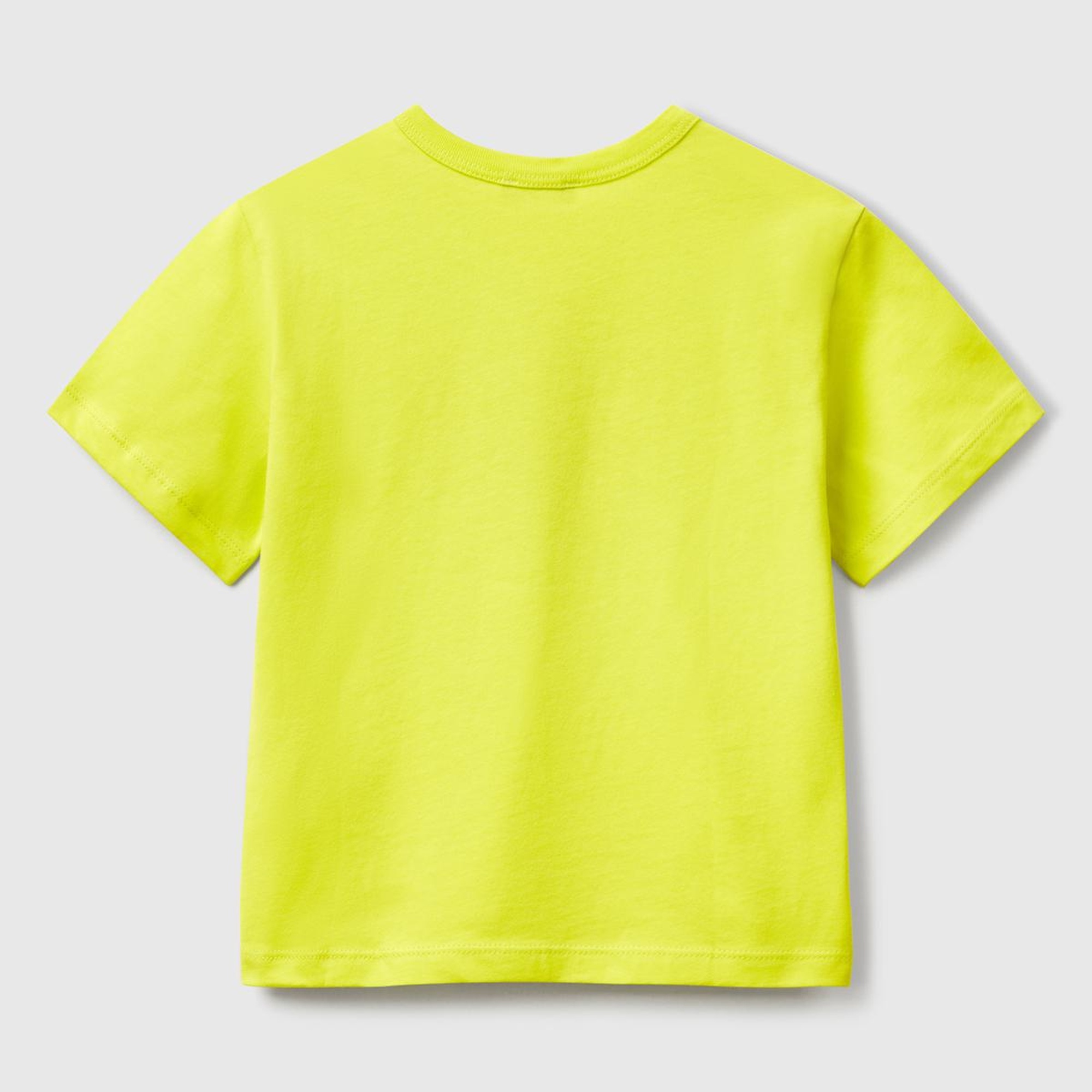 Erkek Çocuk Sarı Grafik Baskılı Kısa Kollu T-Shirt