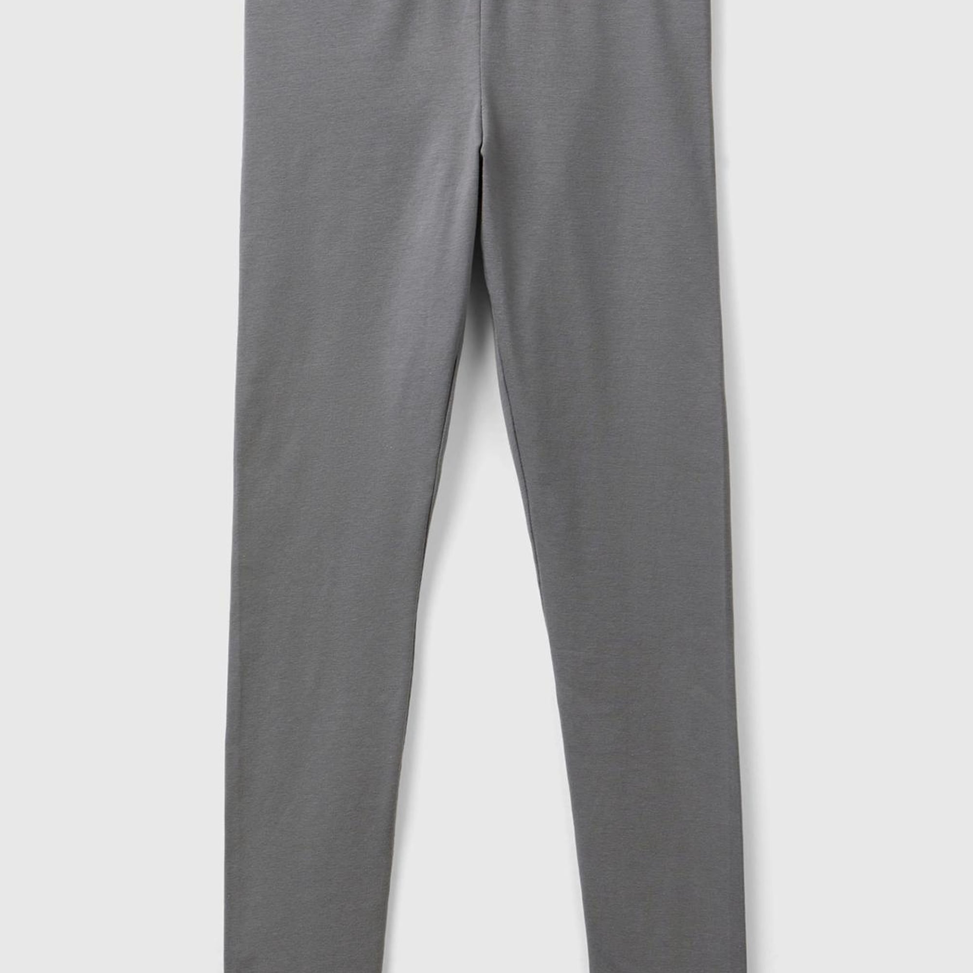 Kız Çocuk Antrasit Benetton İşlemeli Tayt