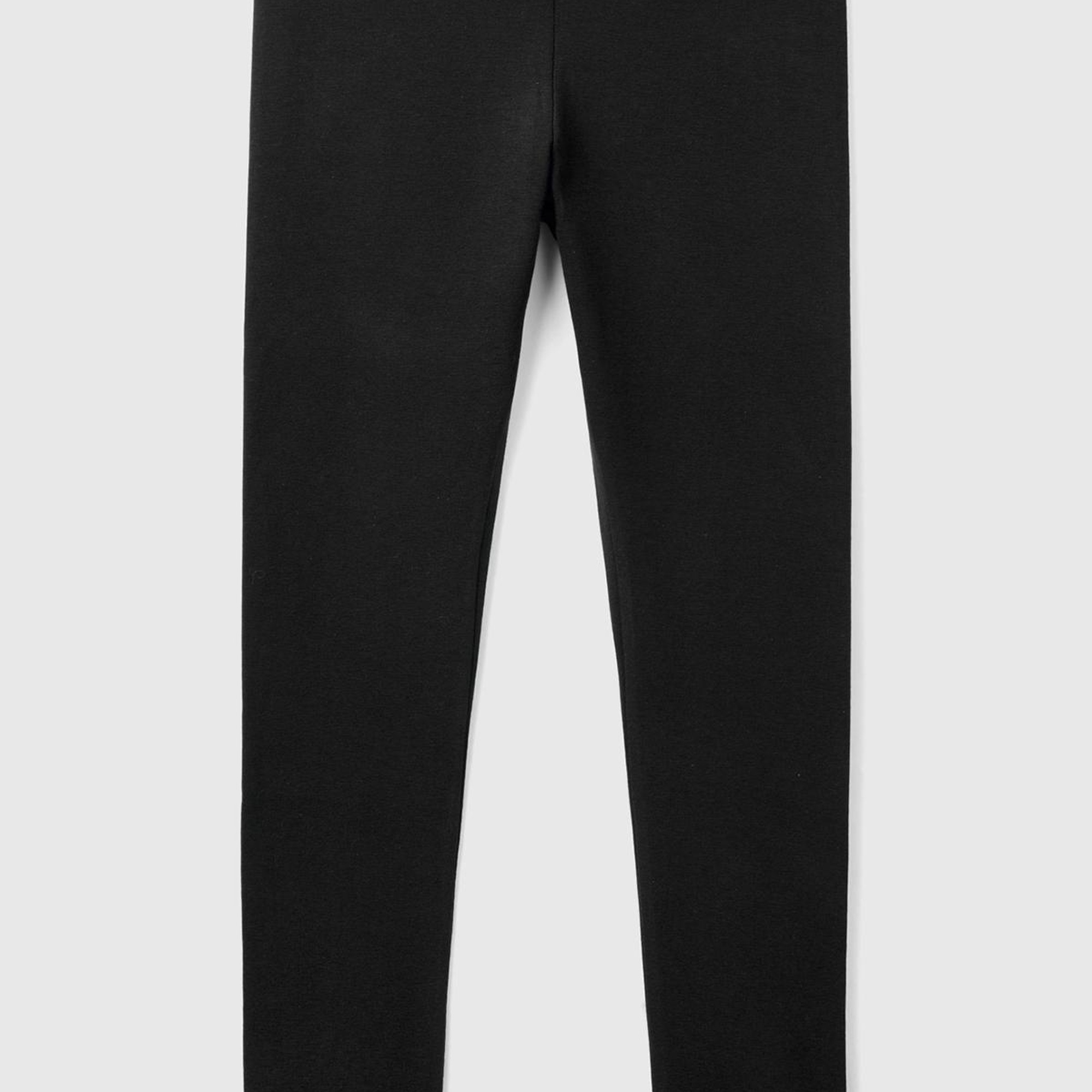 Kız Çocuk Siyah Benetton İşlemeli Tayt