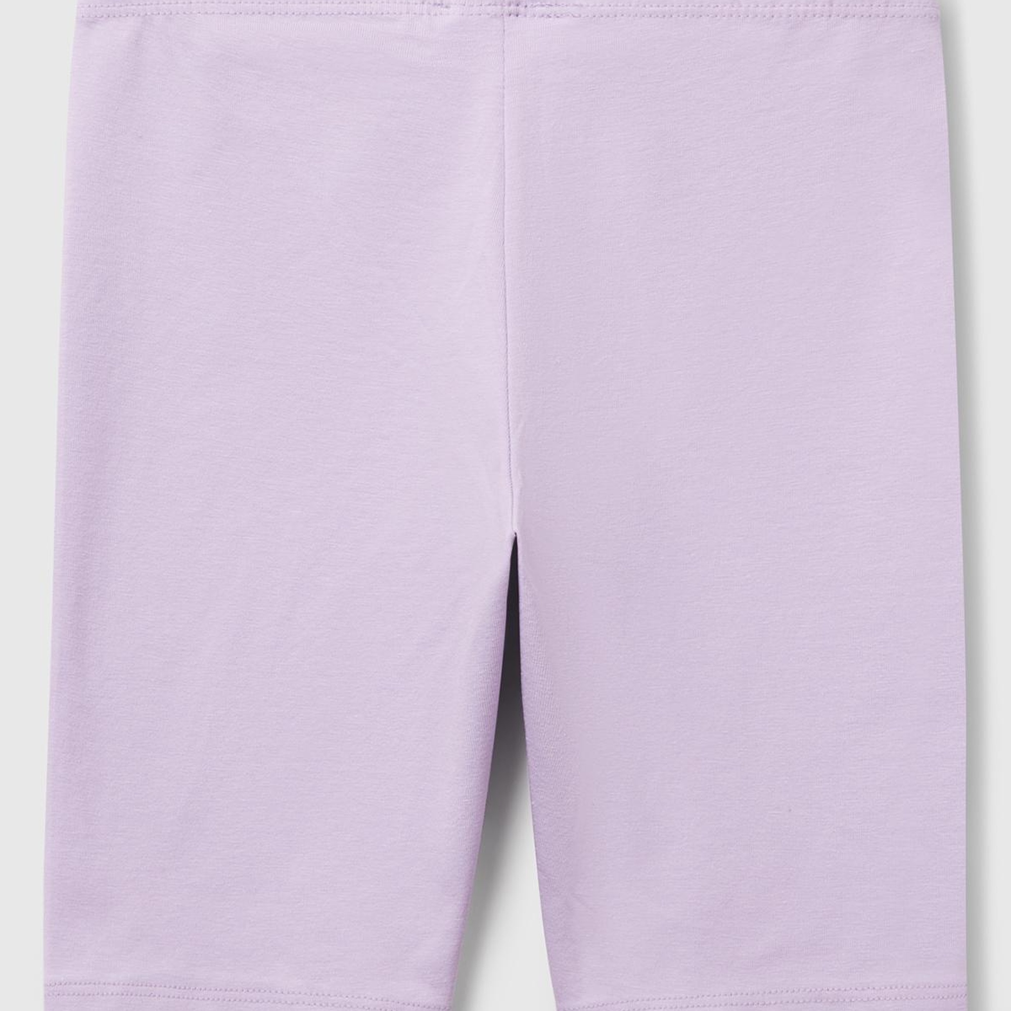 Kız Çocuk Lila Ton Sür Ton Logo İşlemeli Mini Bisikletçi Taytı