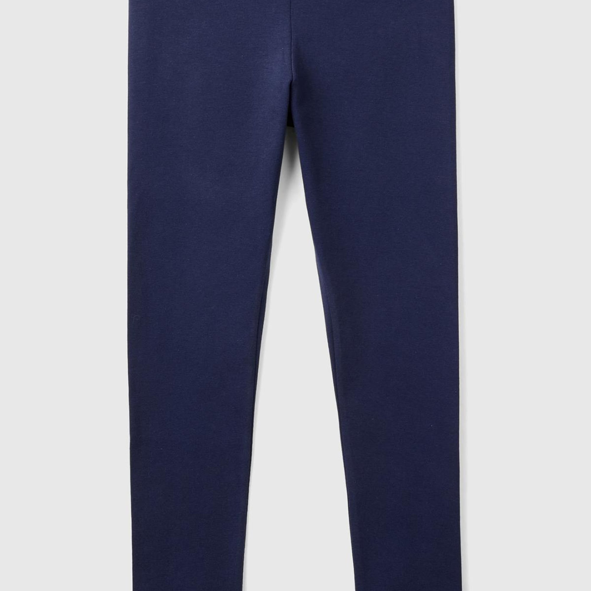 Kız Çocuk Lacivert Benetton İşlemeli Tayt