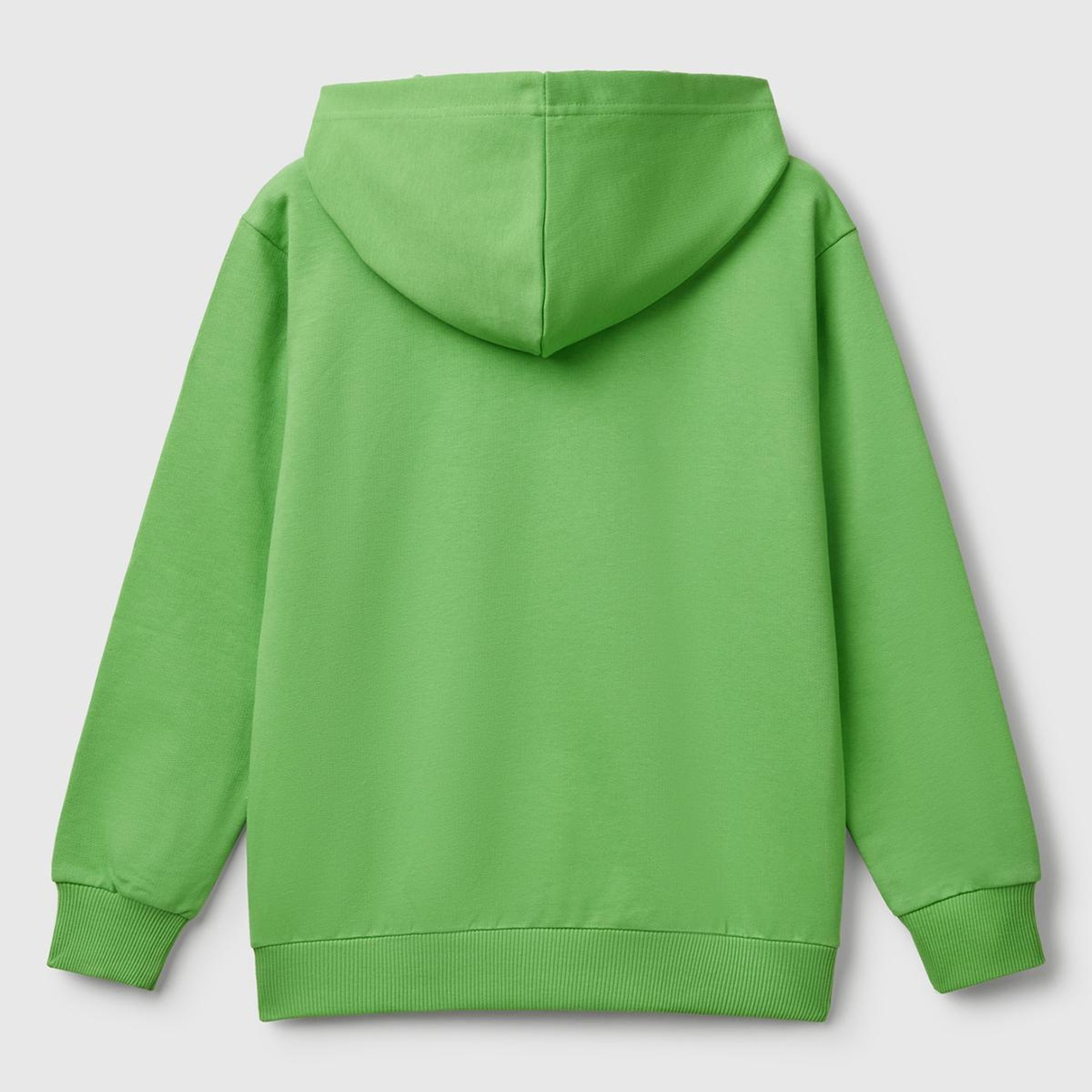 Erkek Çocuk Fıstık Yeşili Marvel Kahraman Baskılı Etiket Logolu Kapüşonlu Sweatshirt