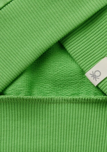  Erkek Çocuk Fıstık Yeşili Marvel Kahraman Baskılı Etiket Logolu Kapüşonlu Sweatshirt