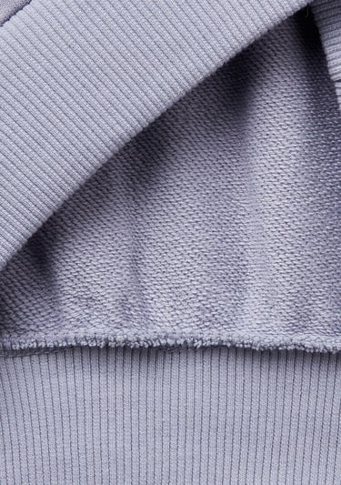  Kız Çocuk Lila Peanuts Baskılı Logo Etiketli Bisiklet Yaka Sweatshirt