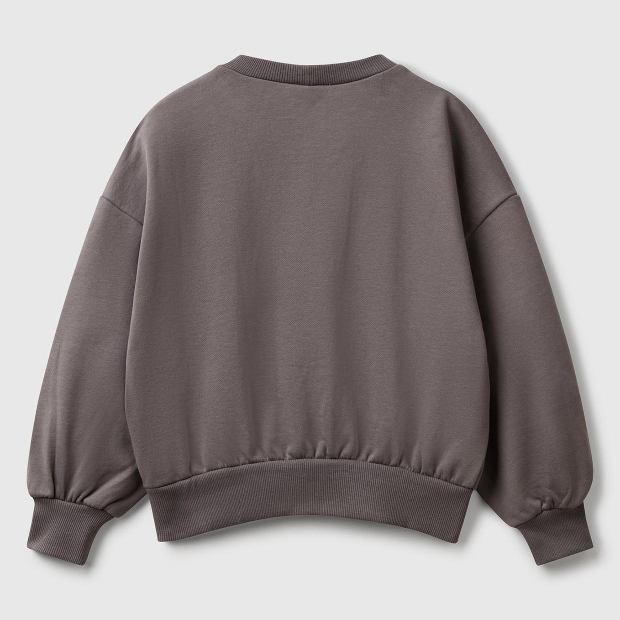 Kız Çocuk Antrasit Rolling Stones Baskılı Logo Etiketli Sweatshirt