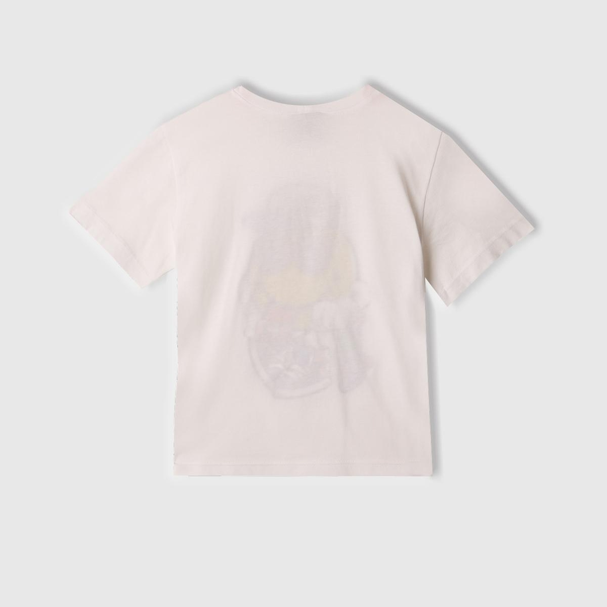 Erkek Çocuk Beyaz Smiley World Baskılı Logo Etiketli T-Shirt