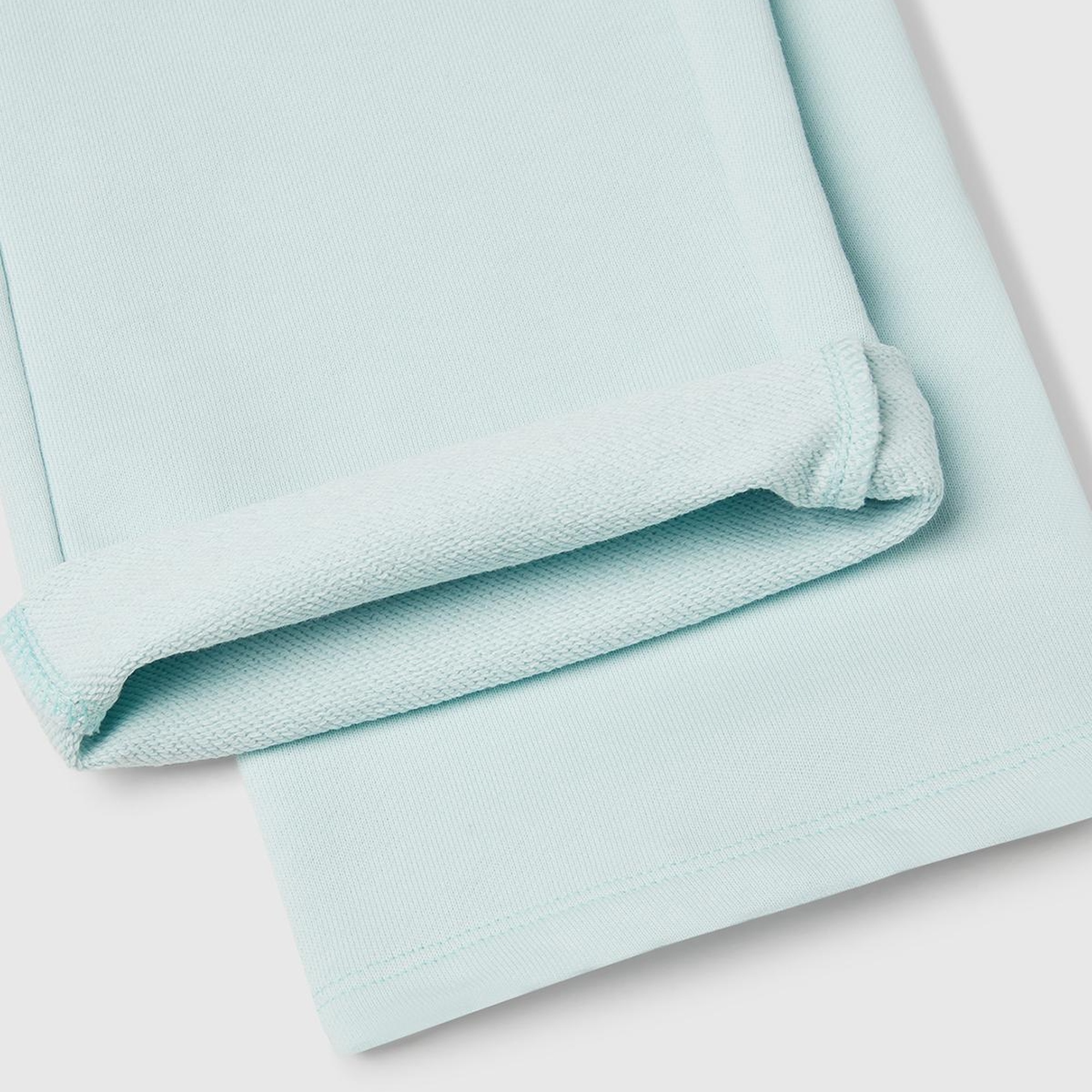 Kız Çocuk Su Yeşili Beli İpli Cepli Etiket Logolu Bol Paça Eşofman Altı