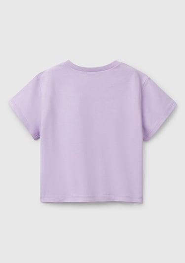  Kız Çocuk Lila Peanuts Baskılı T-Shirt