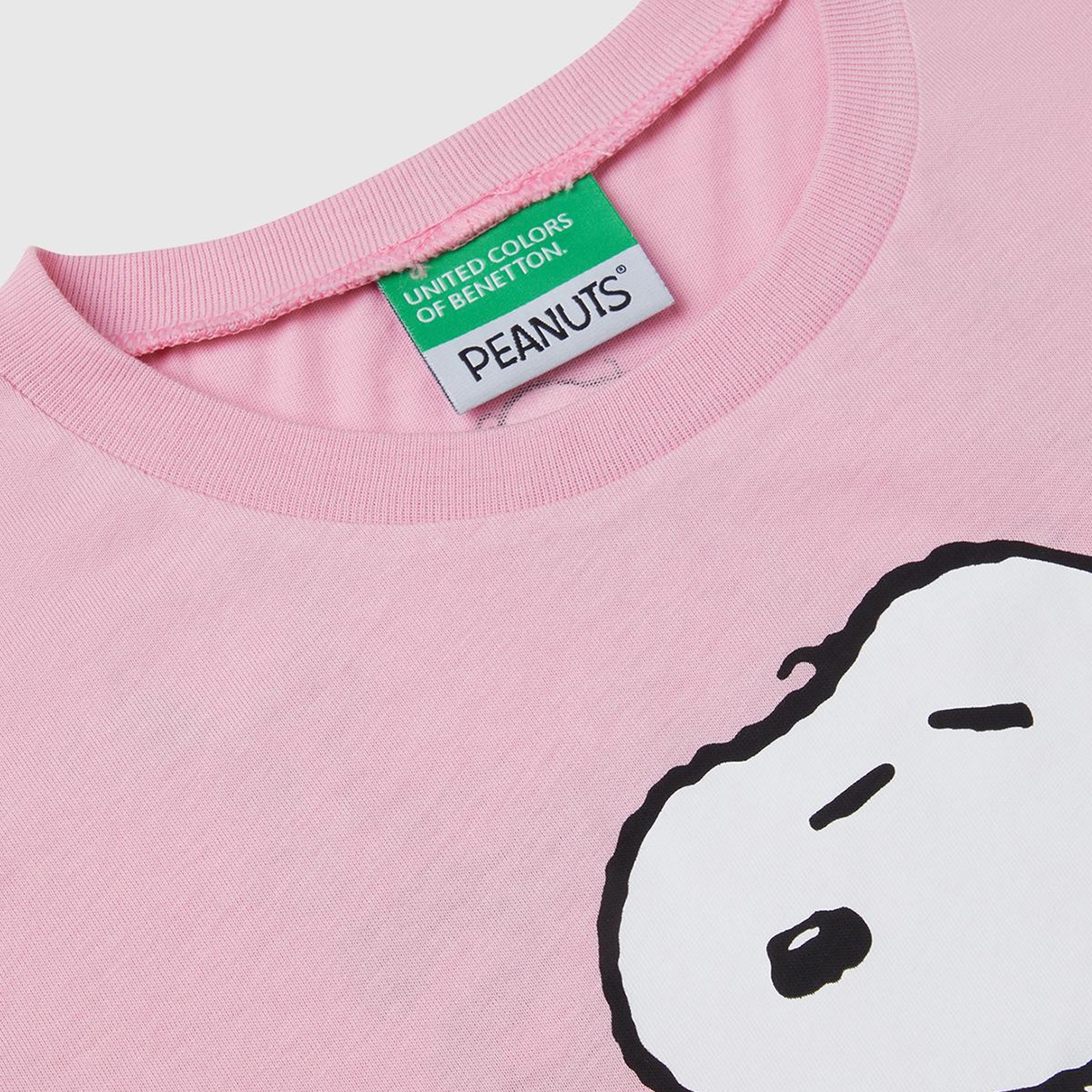 Kız Çocuk Pembe Peanuts Baskılı T-Shirt