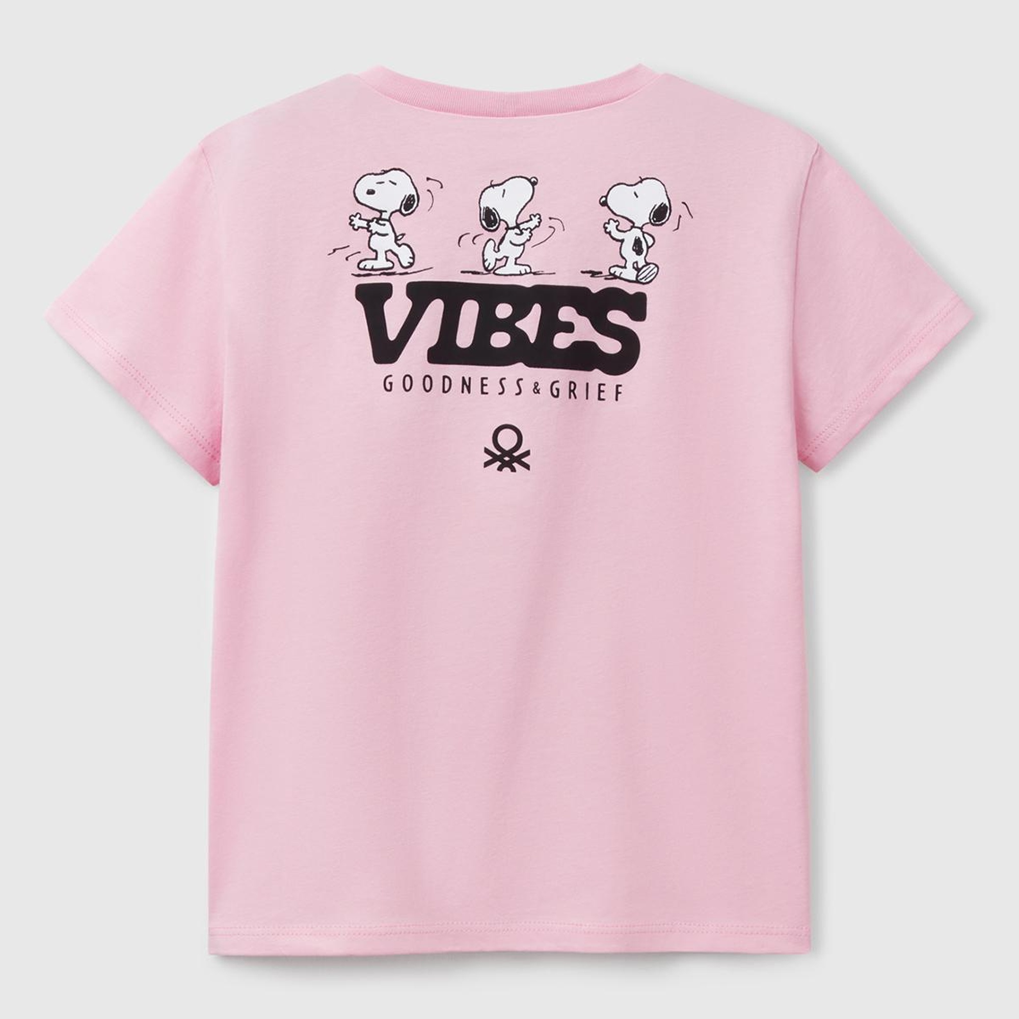 Kız Çocuk Pembe Peanuts Baskılı T-Shirt