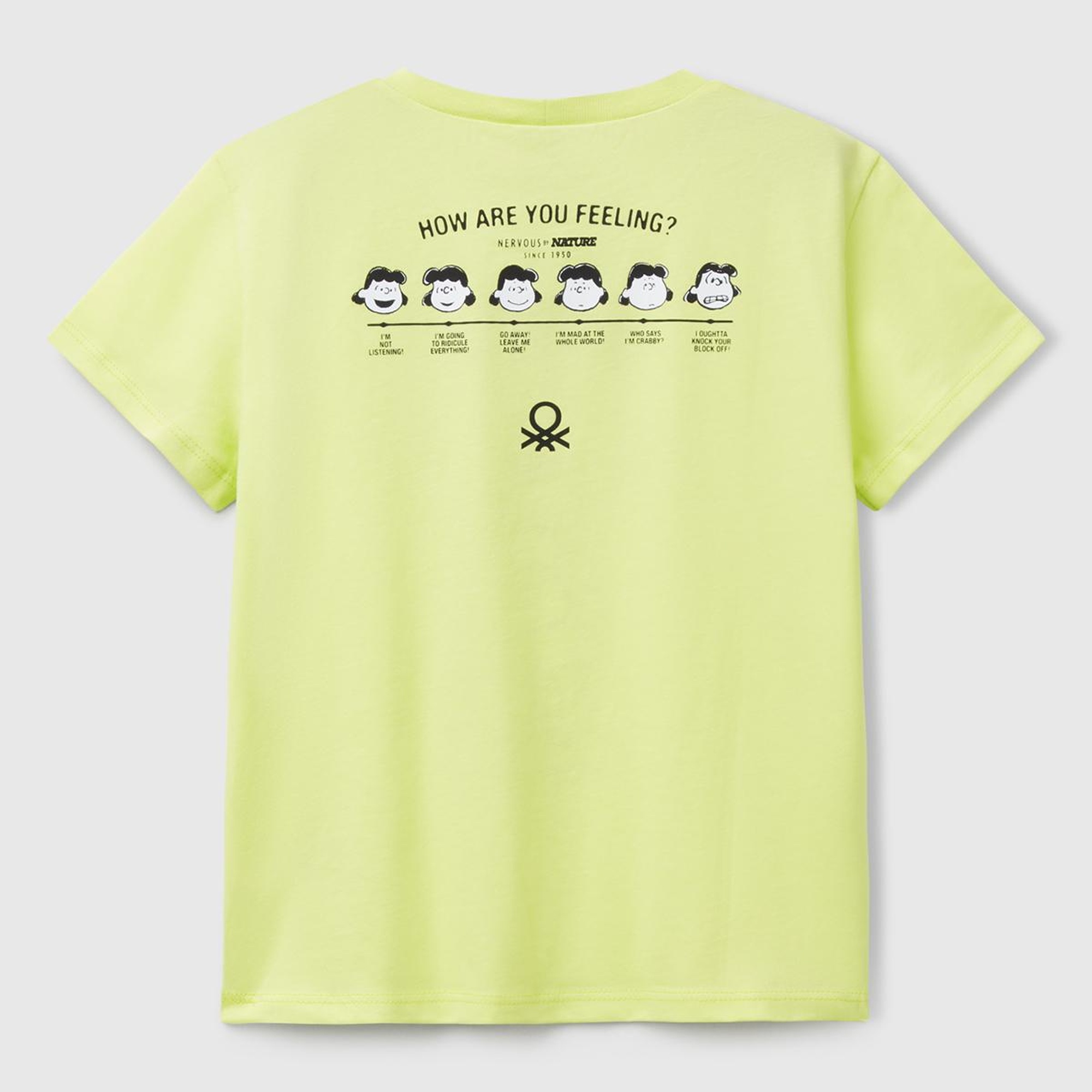 Kız Çocuk Sarı Peanuts Baskılı T-Shirt