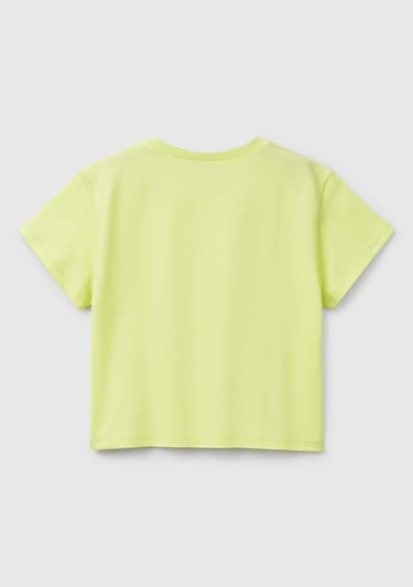  Kız Çocuk Sarı Peanuts Baskılı T-Shirt