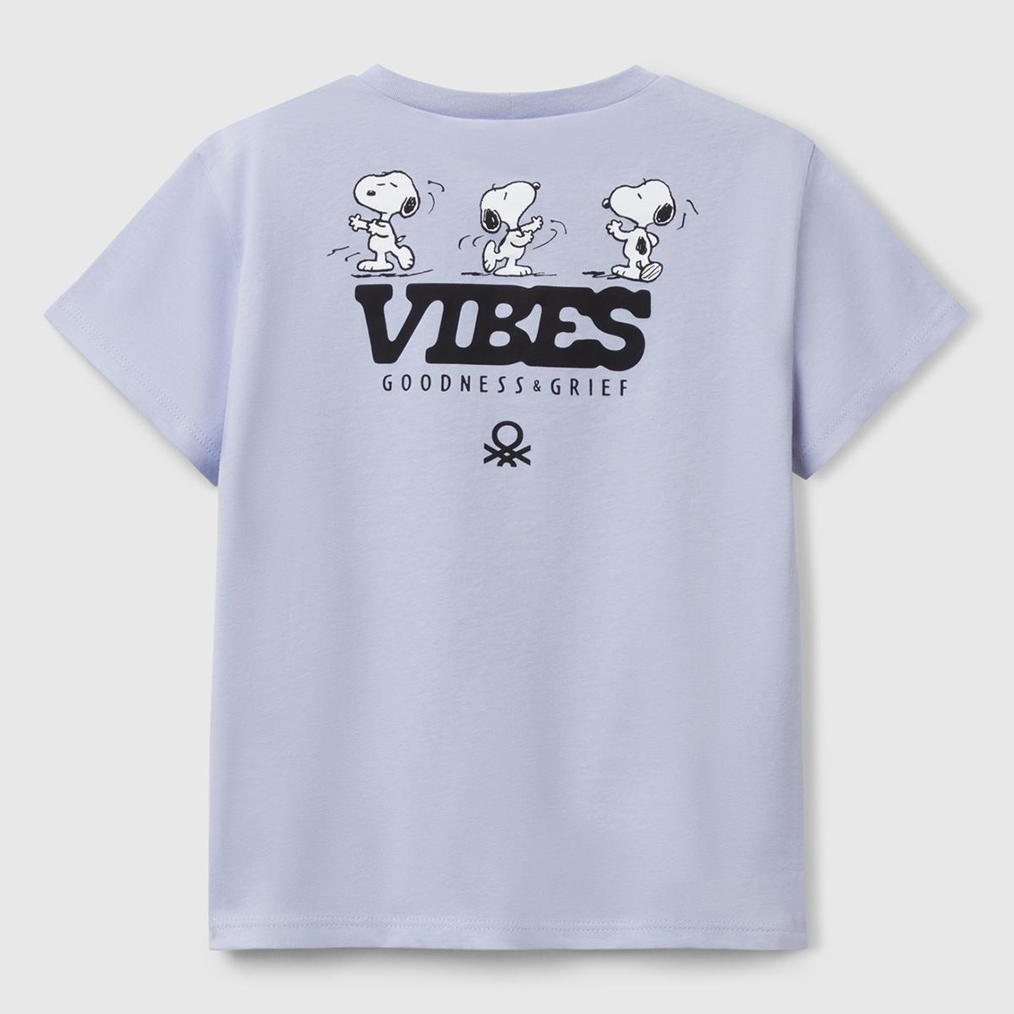 Kız Çocuk Lila Peanuts Baskılı T-Shirt