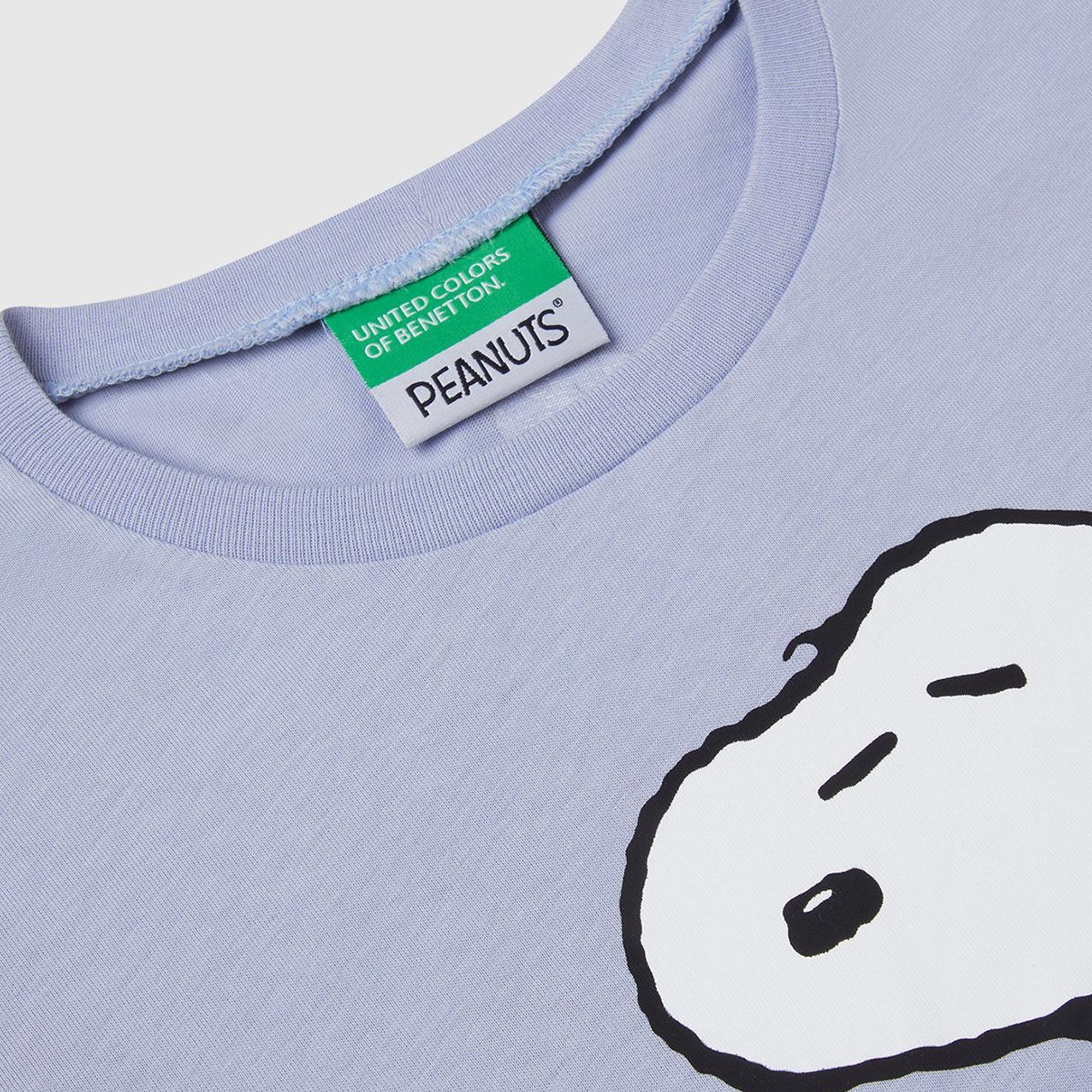 Kız Çocuk Lila Peanuts Baskılı T-Shirt