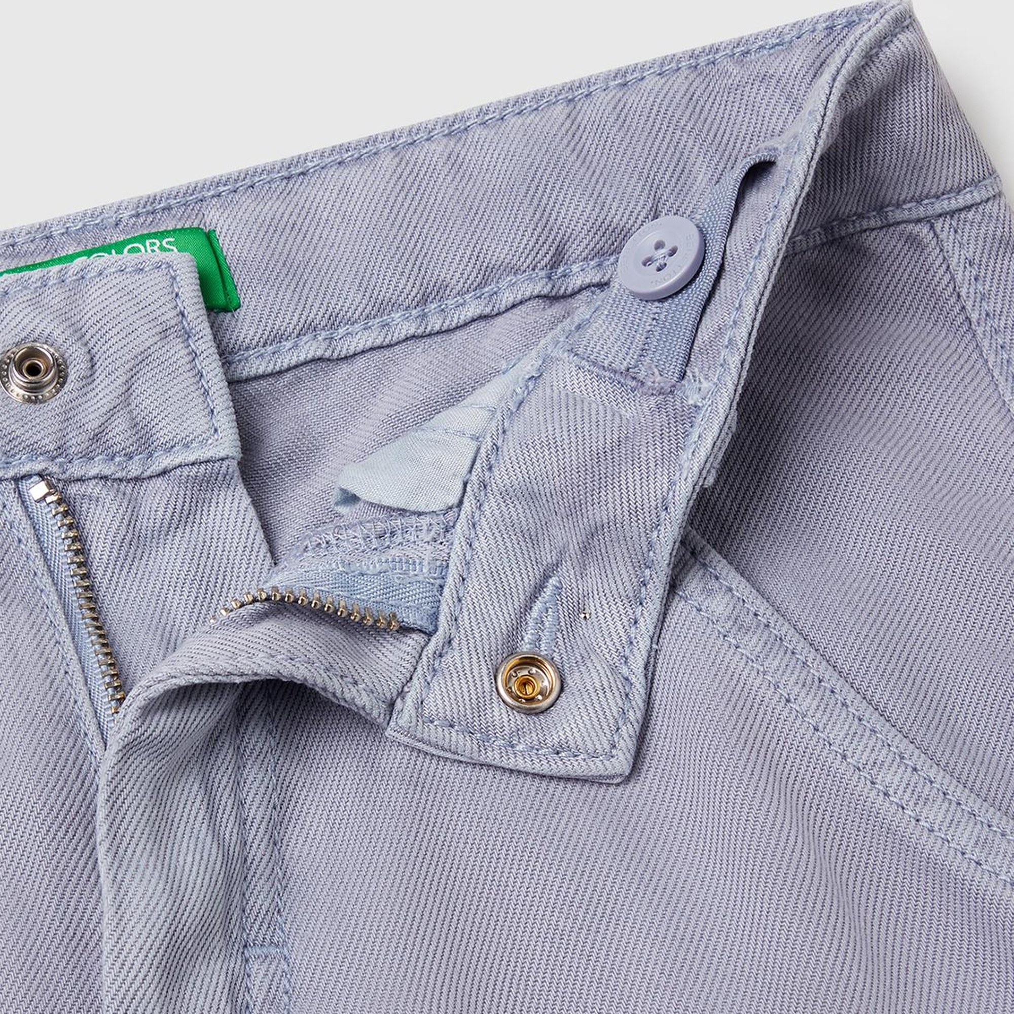 Kız Çocuk Lila %100 Liyosel Logo İşlemeli Yanı Halka Detaylı Pantolon