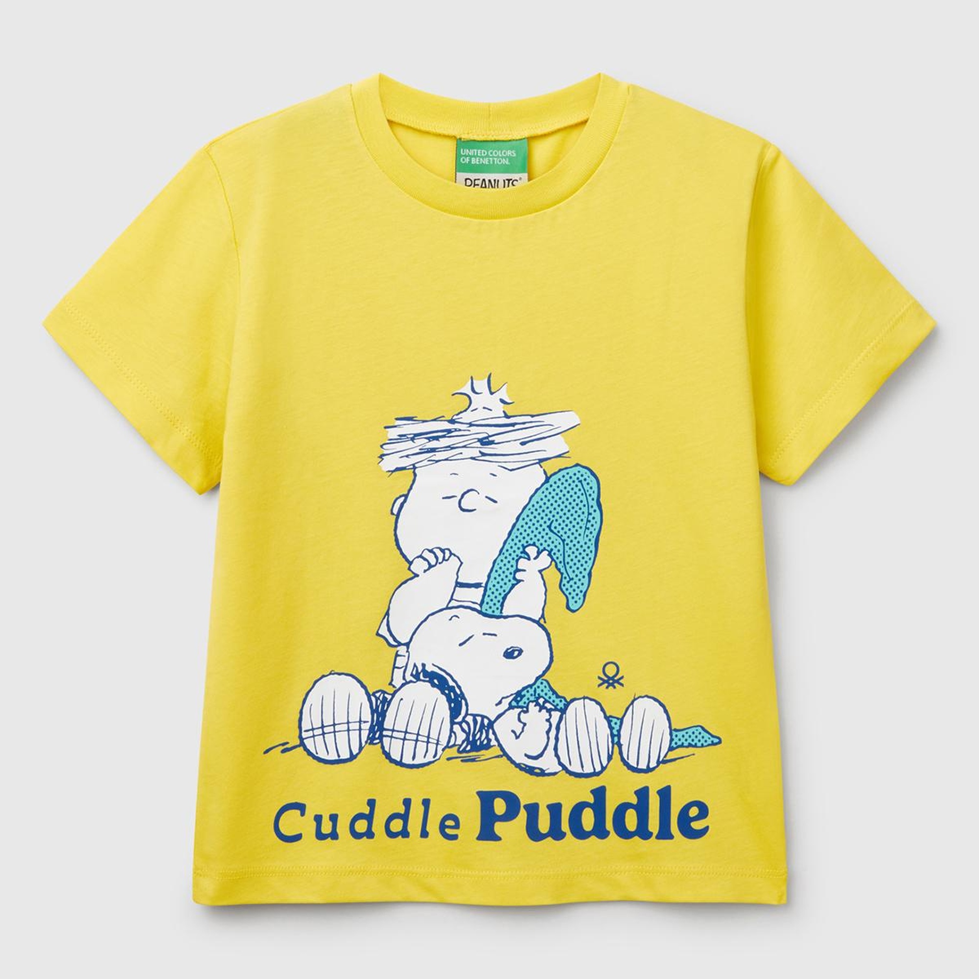 Erkek Çocuk Sarı Peanuts Baskılı T-Shirt