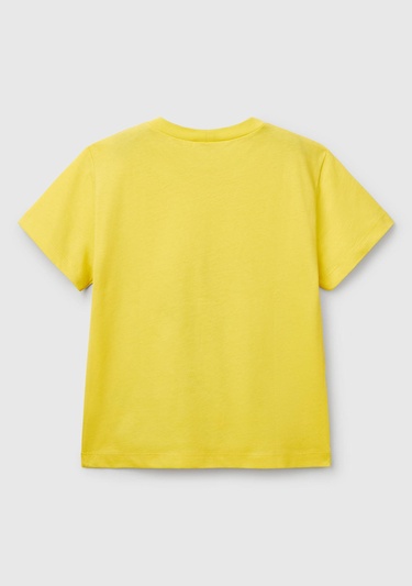  Erkek Çocuk Sarı Peanuts Baskılı T-Shirt