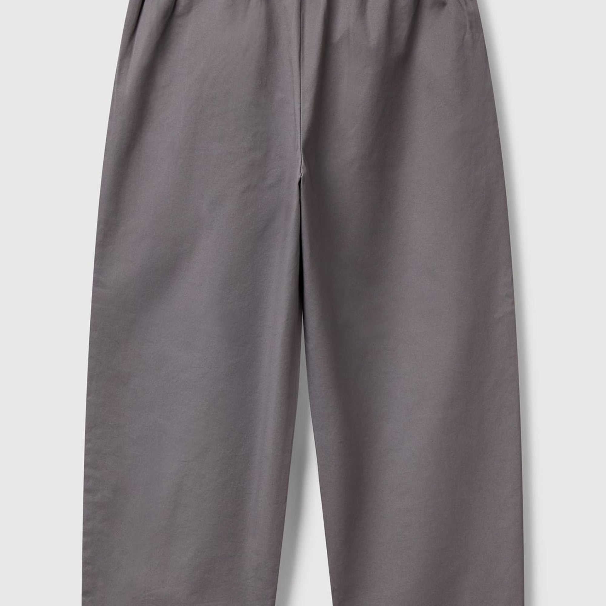 Kız Çocuk Antrasit Büzgü İpli Pile Detaylı Pantolon