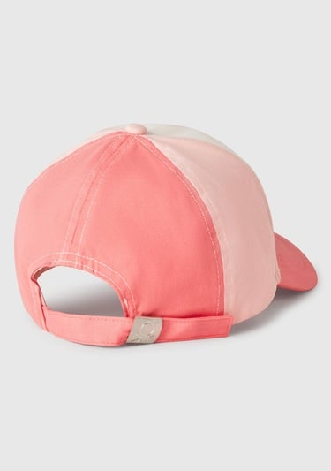  Erkek Çocuk Fuşya Renk Bloklu Logolu Kep Şapka