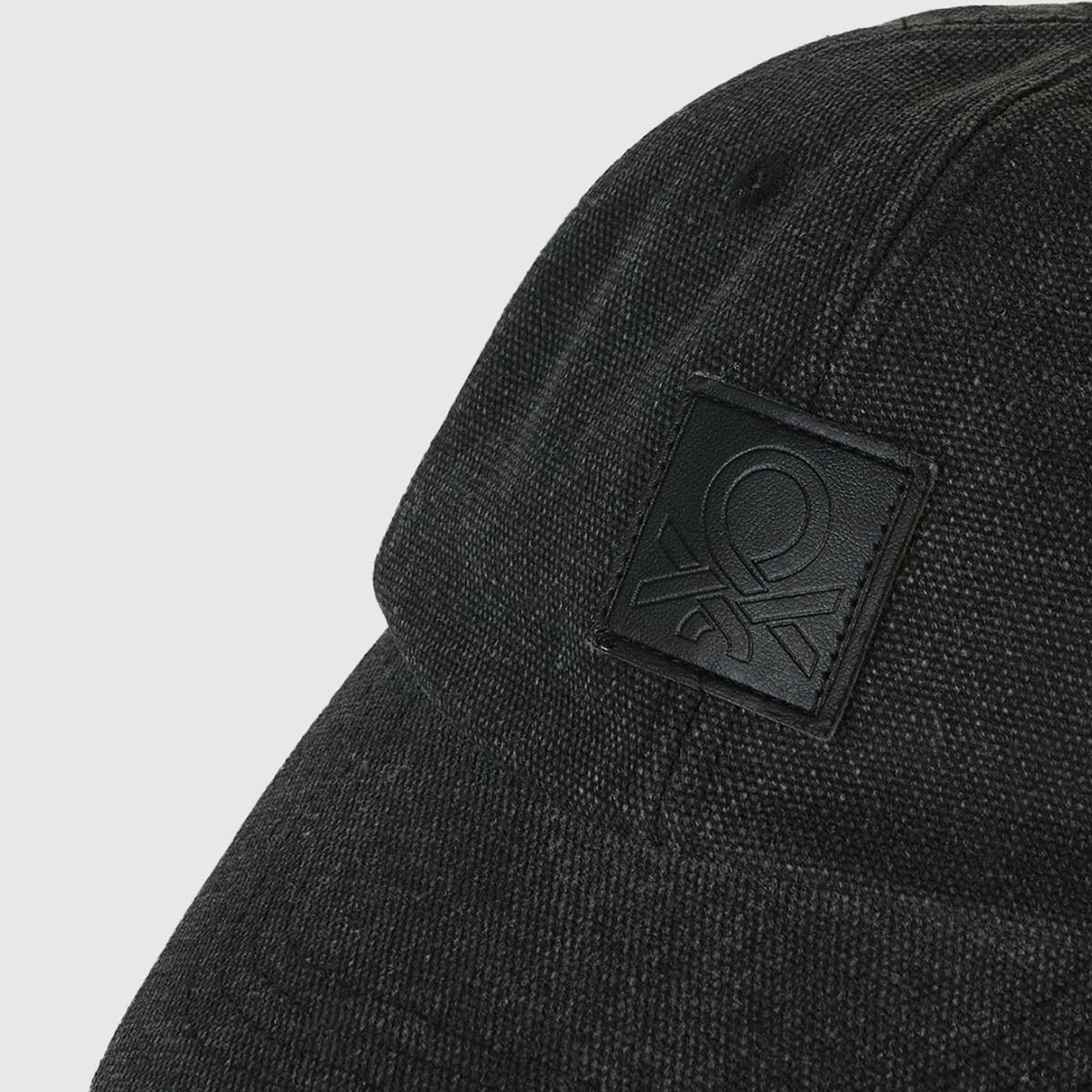 Erkek Çocuk Siyah Kanvas Soluk Efektli Logolu Keo Şapka